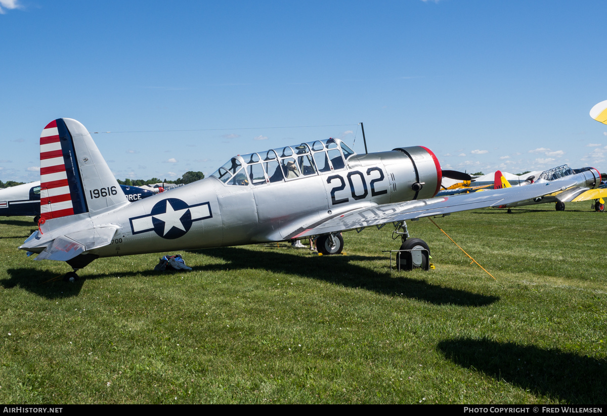 Aircraft Photo of N62700 / 19616 | Vultee BT-13A Valiant | USA - Army | AirHistory.net #486058