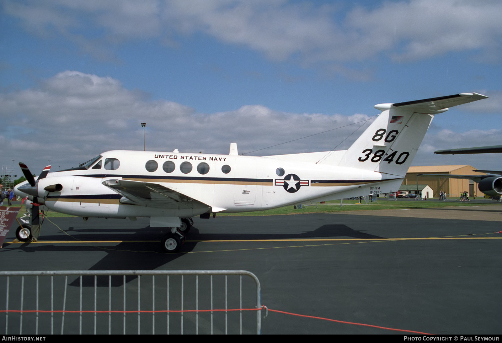 Aircraft Photo of 163840 / 3840 | Beech UC-12M Super King Air (B200C) | USA - Navy | AirHistory.net #486088