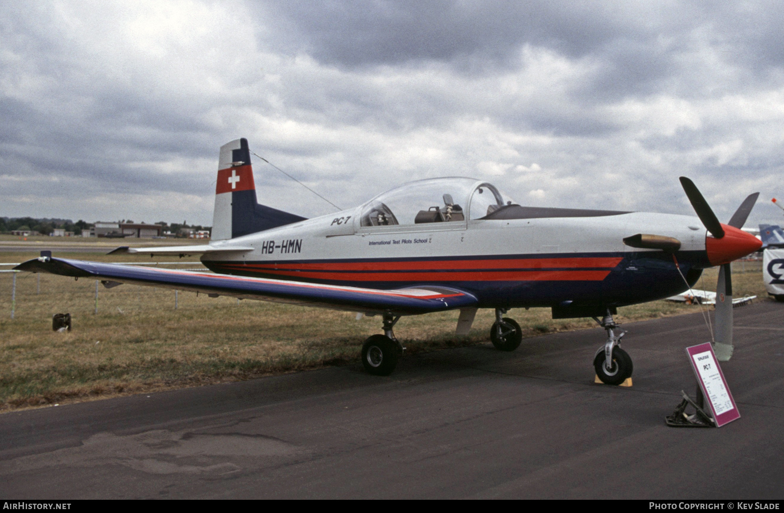 Aircraft Photo of HB-HMN | Pilatus PC-7 | International Test Pilots School | AirHistory.net #486091