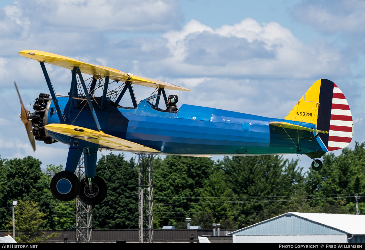 Aircraft Photo of N59791 | Boeing PT-17A Kaydet (A75N1) | USA - Air Force | AirHistory.net #486098