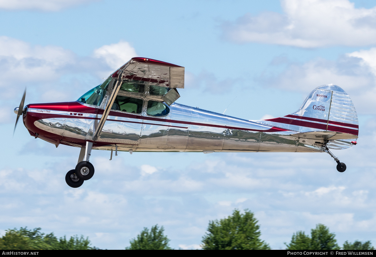 Aircraft Photo of N9559A | Cessna 170A | AirHistory.net #486100