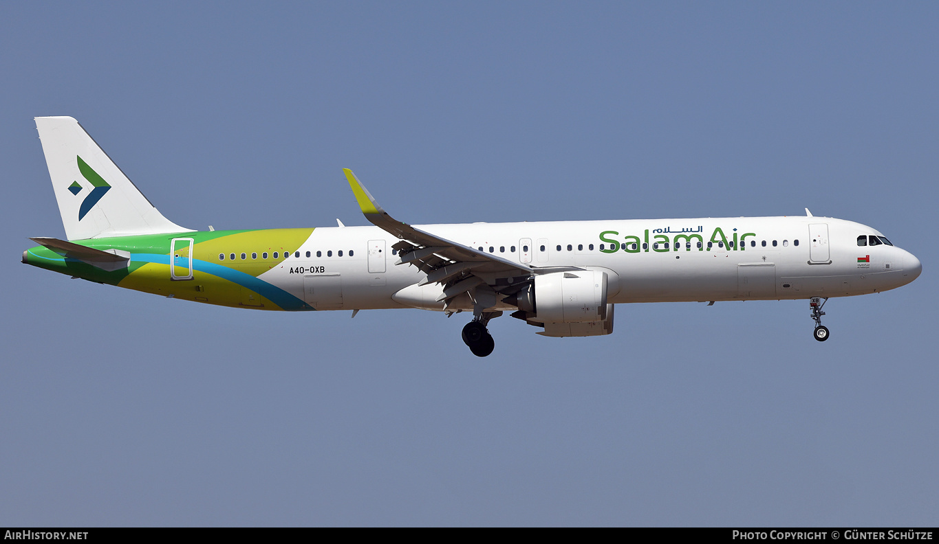 Aircraft Photo of A4O-OXB | Airbus A321-253NX | Salam Air | AirHistory.net #486121