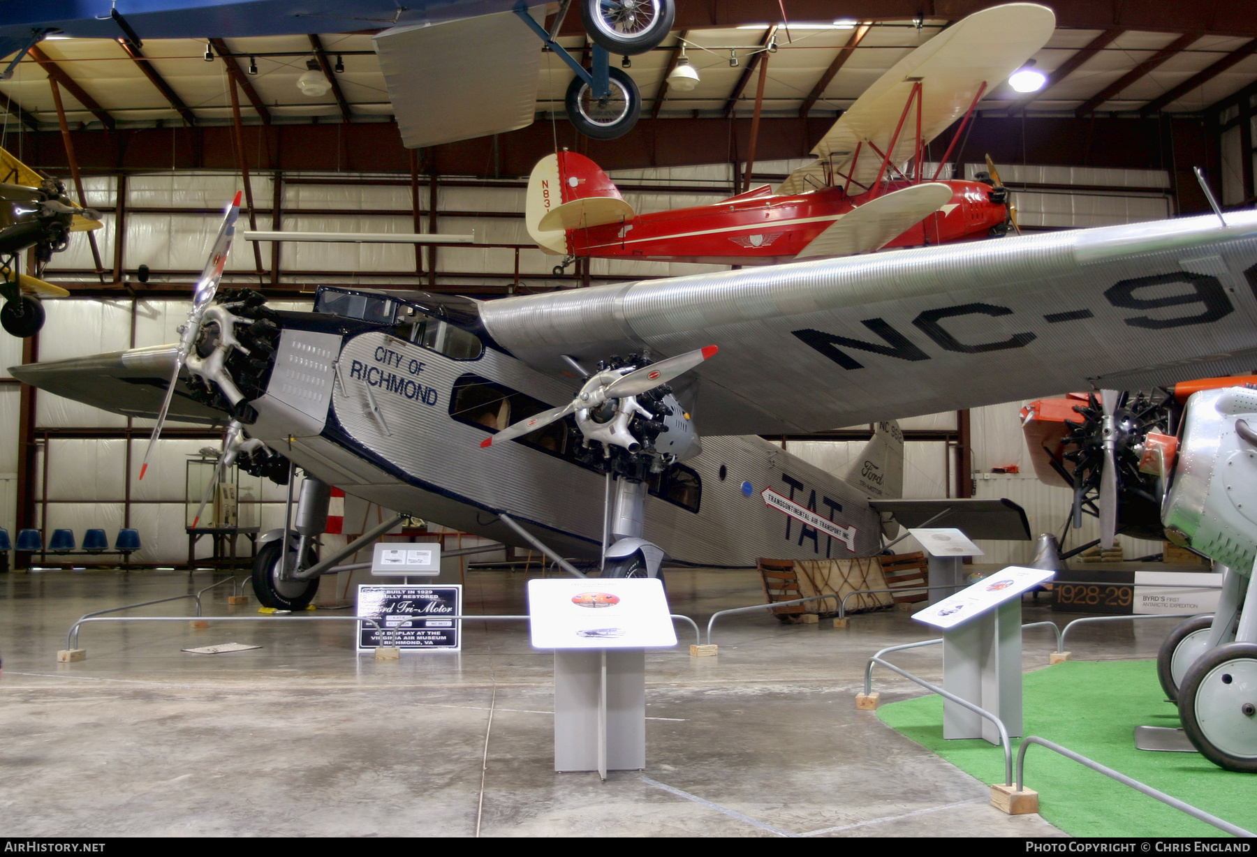 Aircraft Photo of N9612 / NC9612 | Ford 4-AT-E Tri-Motor | TAT - Transcontinental Air Transport | AirHistory.net #486142