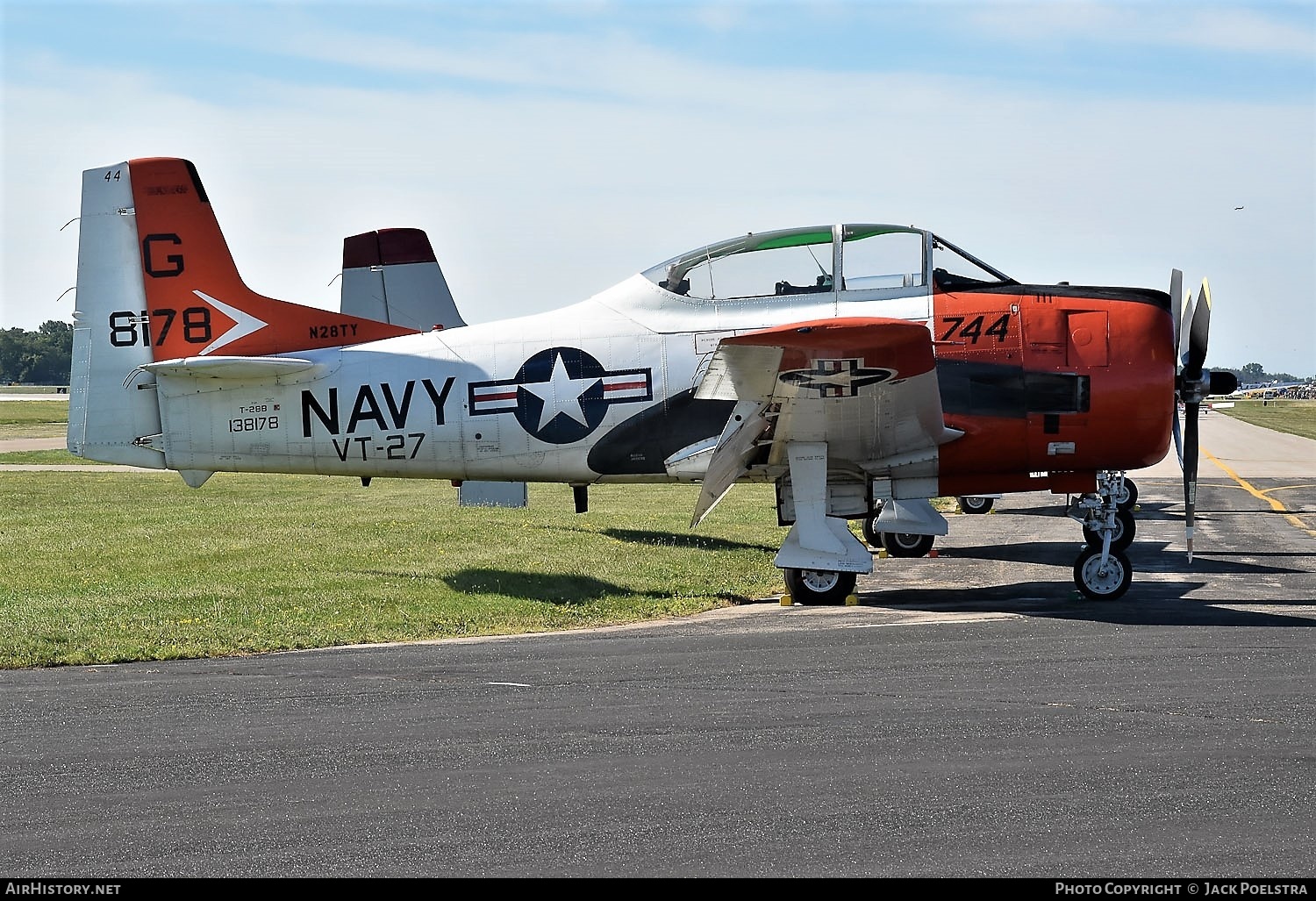 Aircraft Photo of N28TY / 138178 | North American T-28B Trojan | USA - Navy | AirHistory.net #486146