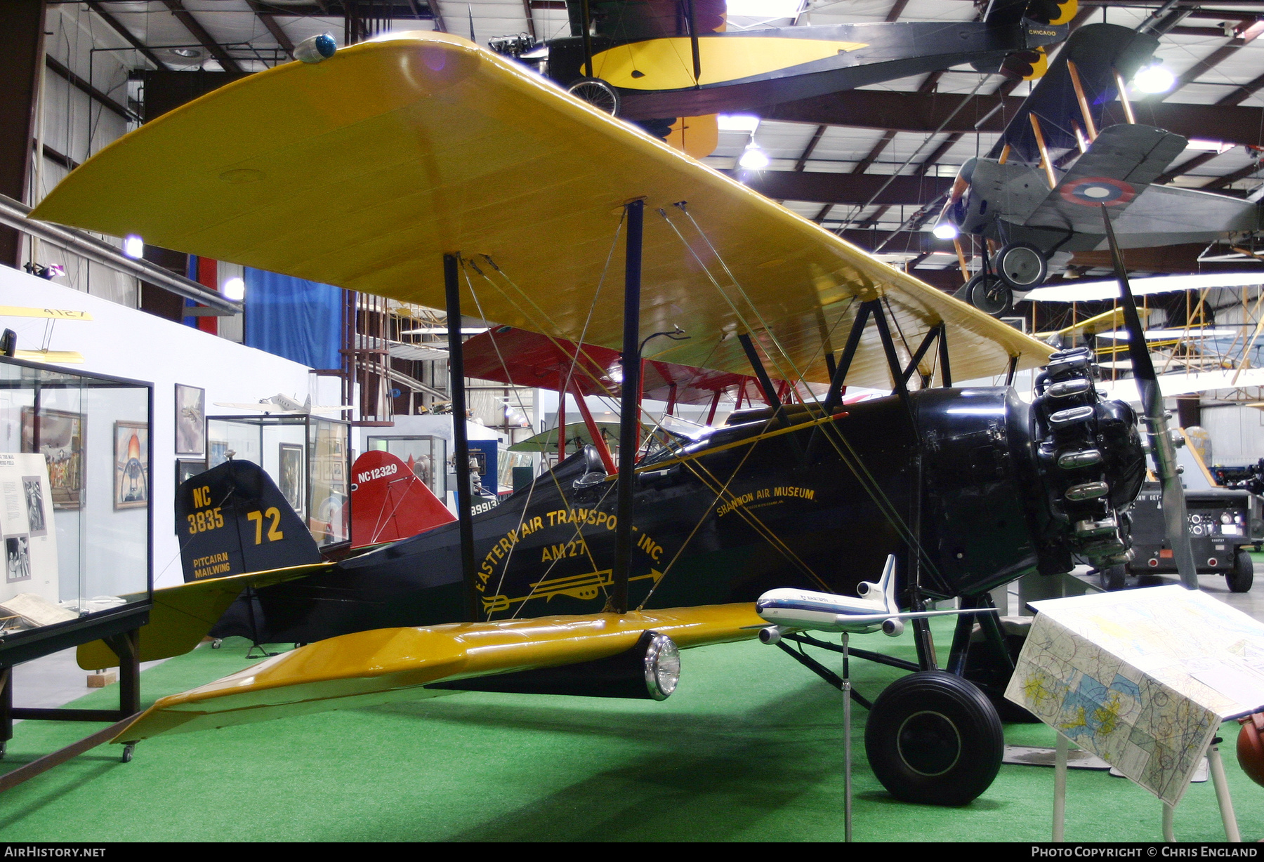 Aircraft Photo of N3835 / NC3835 | Pitcairn PA-5 Mailwing | Eastern Air Transport | AirHistory.net #486153