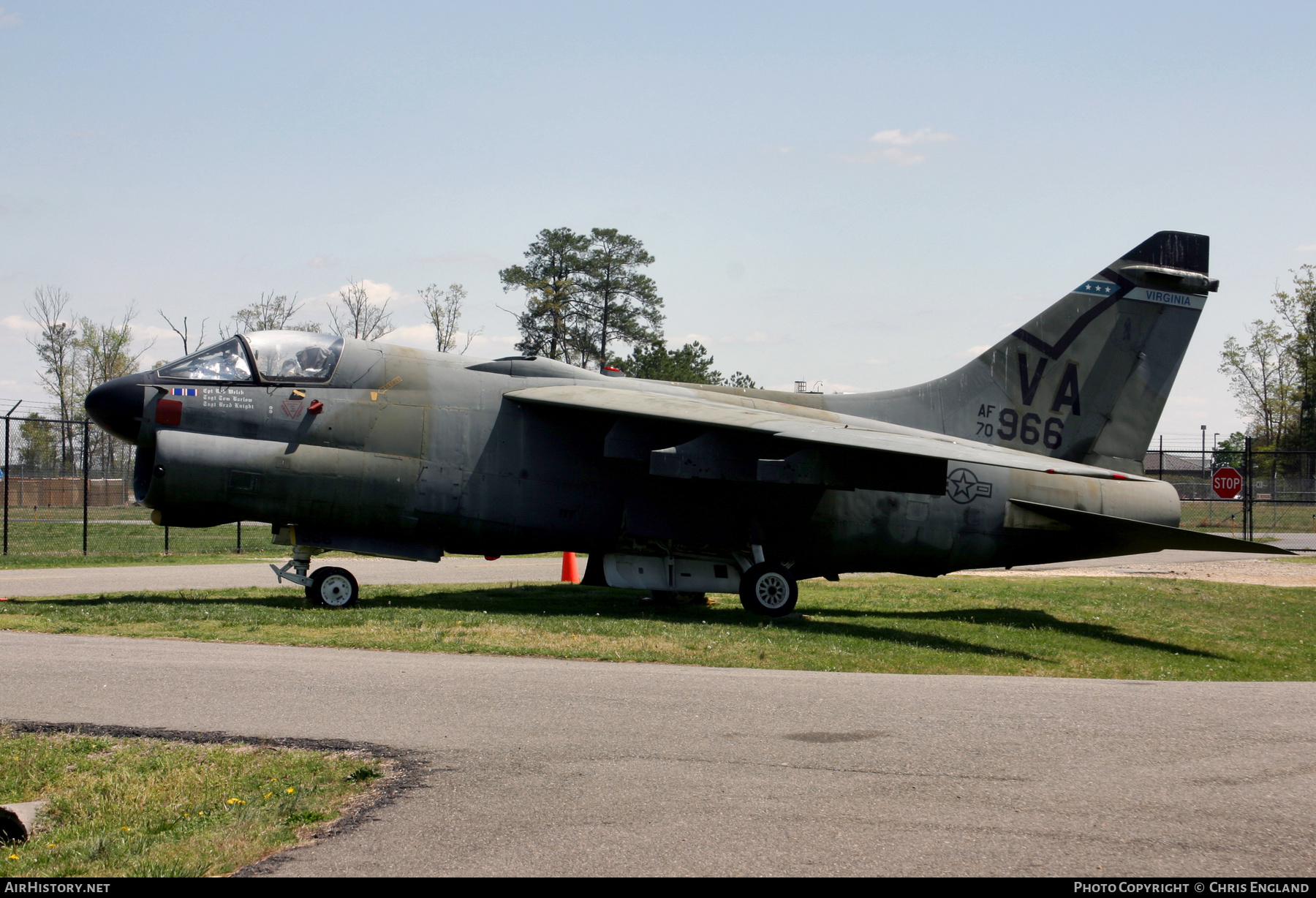 Aircraft Photo of 70-0966 / AF70-966 | LTV A-7D Corsair II | USA - Air Force | AirHistory.net #486161