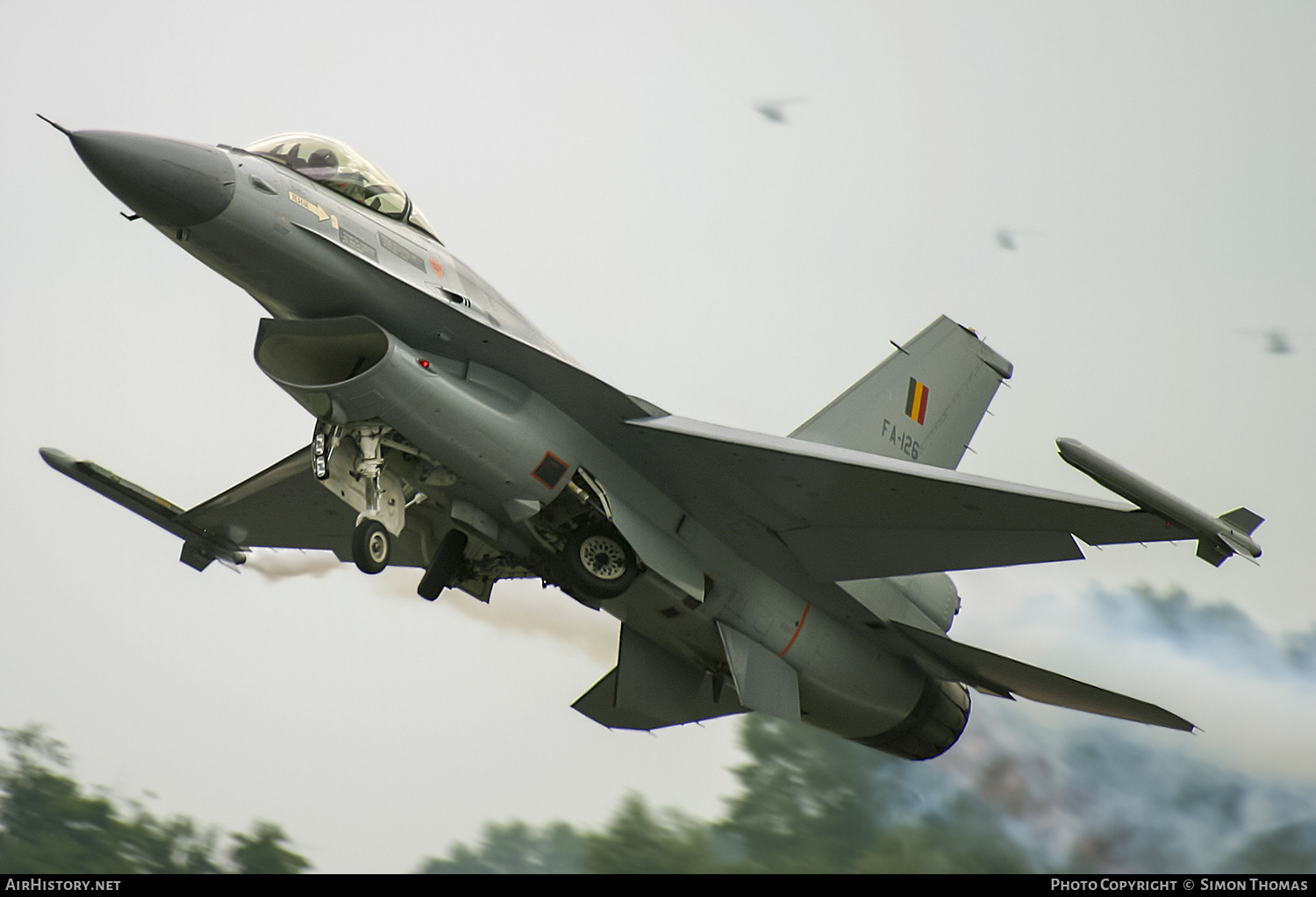 Aircraft Photo of FA-126 | General Dynamics F-16A Fighting Falcon | Belgium - Air Force | AirHistory.net #486181