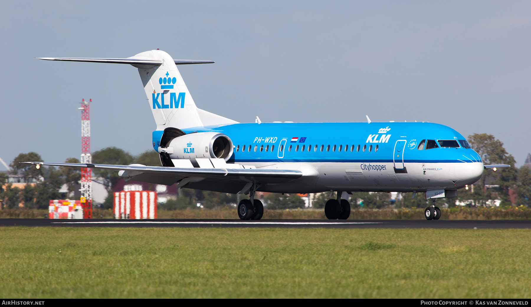 Aircraft Photo of PH-WXD | Fokker 70 (F28-0070) | KLM Cityhopper | AirHistory.net #486190