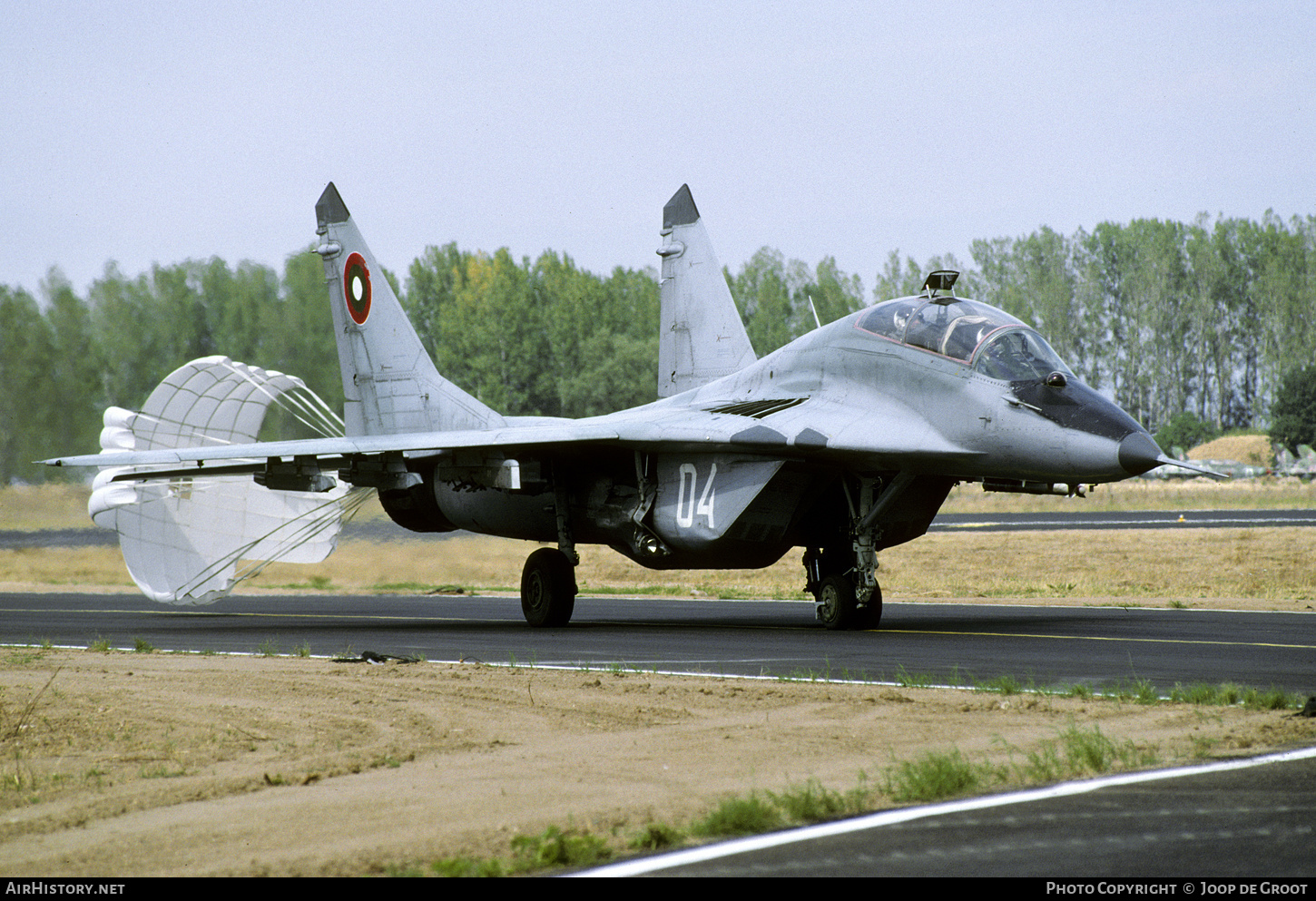 Aircraft Photo of 04 | Mikoyan-Gurevich MiG-29UB (9-51) | Bulgaria - Air Force | AirHistory.net #486193