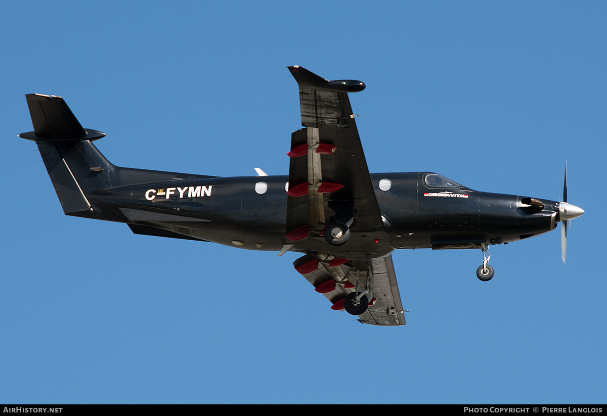 Aircraft Photo of C-FYMN | Pilatus PC-12/47 | Chrono Aviation | AirHistory.net #486198