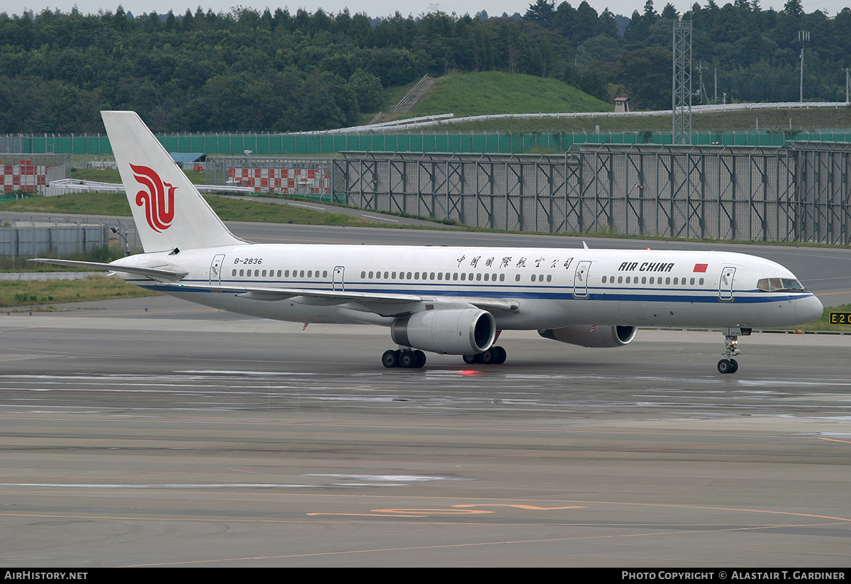 Aircraft Photo of B-2836 | Boeing 757-2Z0 | Air China | AirHistory.net #486199