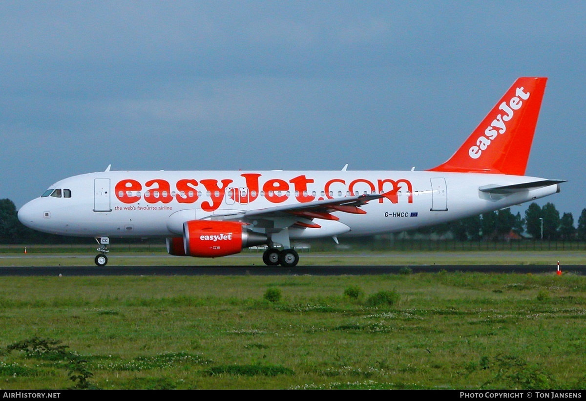 Aircraft Photo of G-HMCC | Airbus A319-111 | EasyJet | AirHistory.net #486205