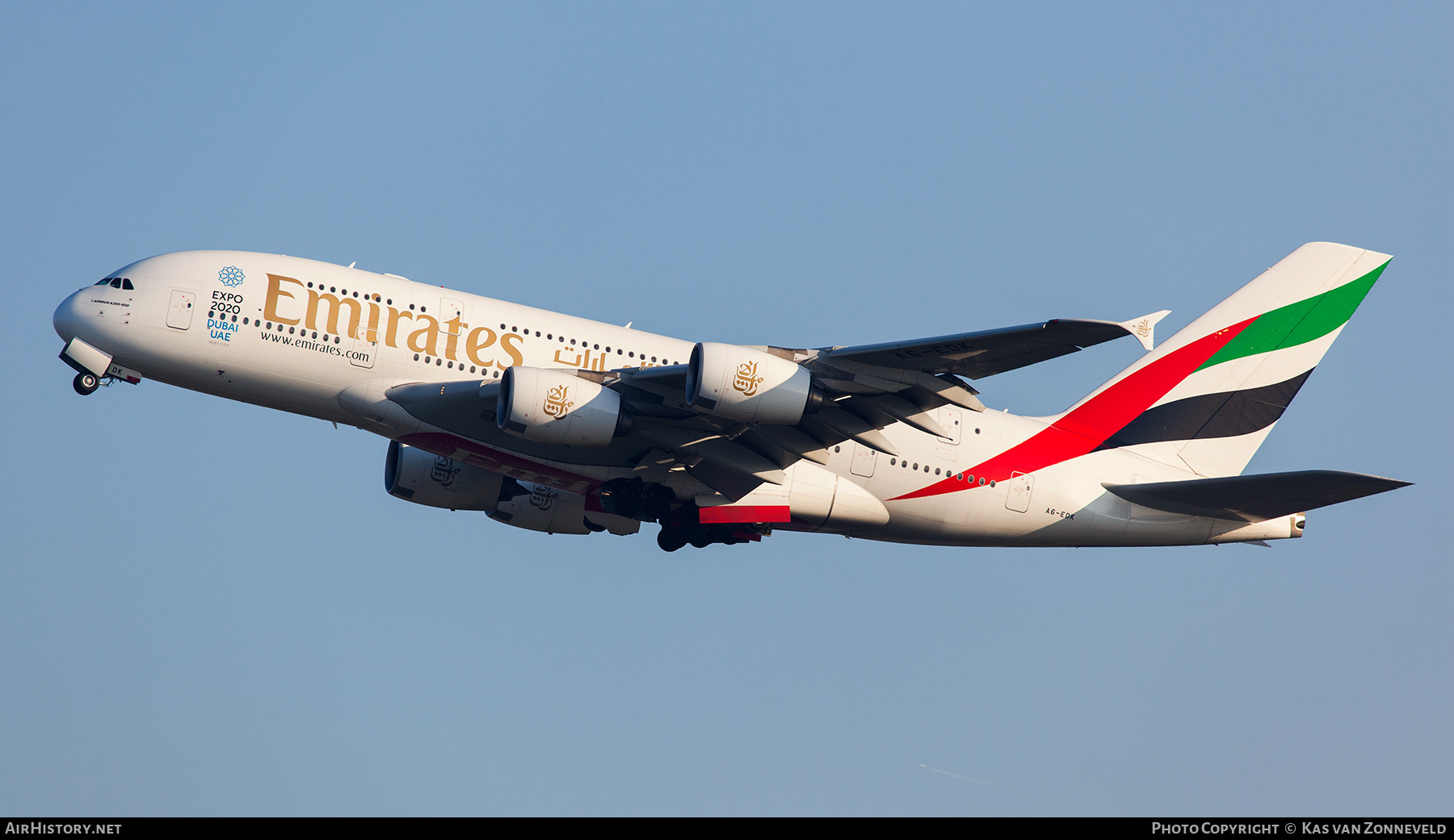 Aircraft Photo of A6-EDK | Airbus A380-861 | Emirates | AirHistory.net #486243