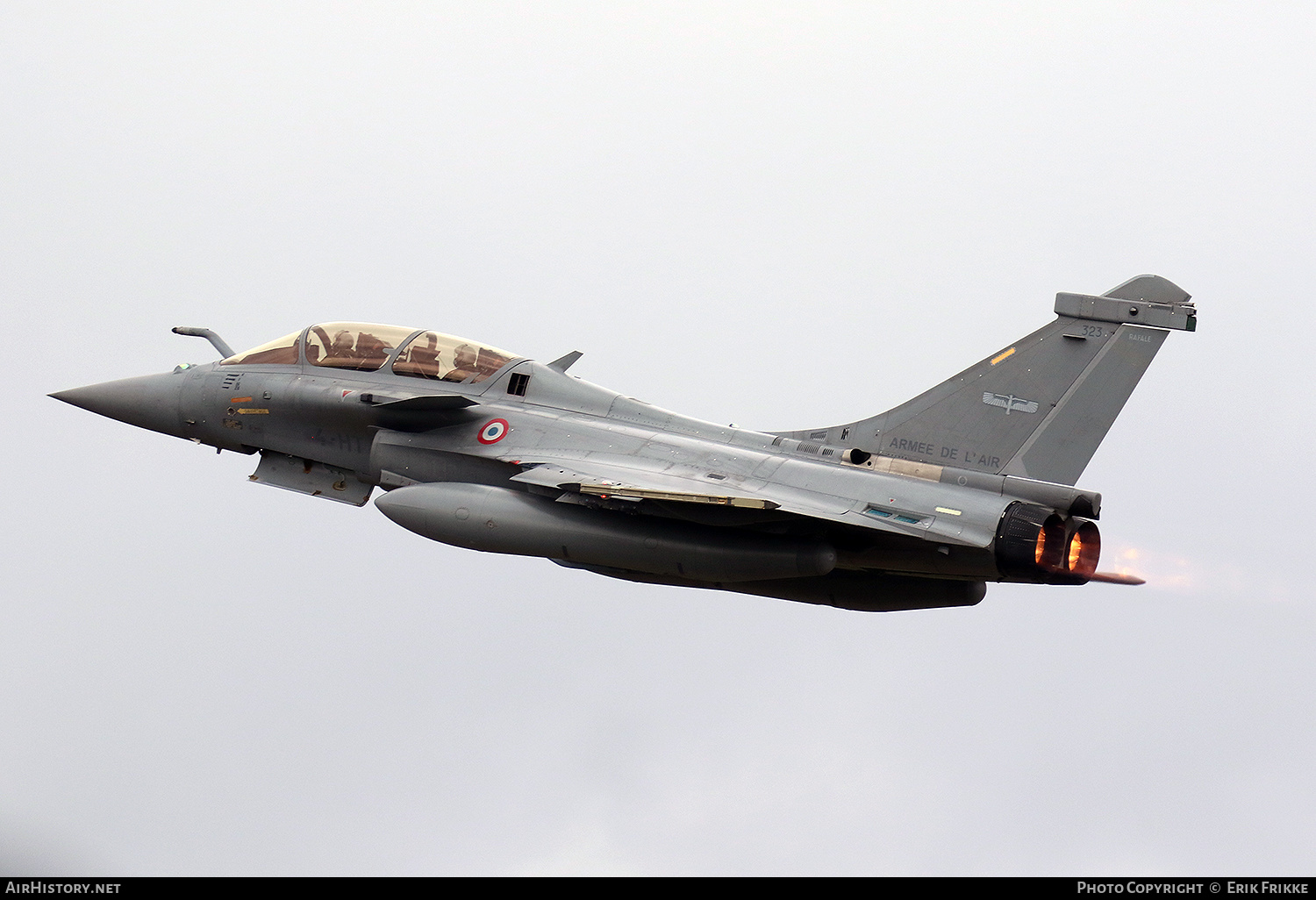 Aircraft Photo of 323 | Dassault Rafale B | France - Air Force | AirHistory.net #486253