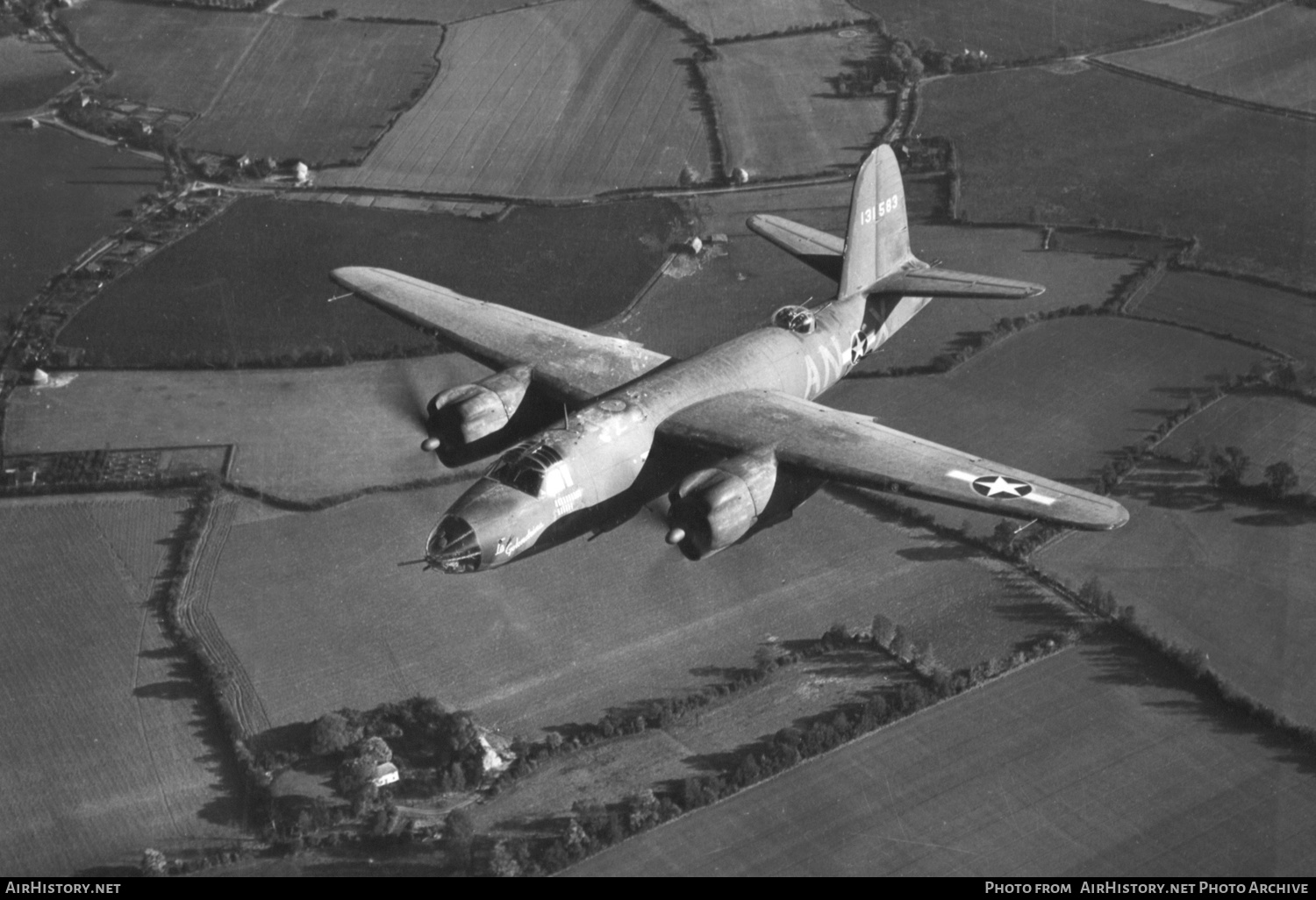 Aircraft Photo of 41-31583 / 131583 | Martin B-26B Marauder | USA - Air Force | AirHistory.net #486284