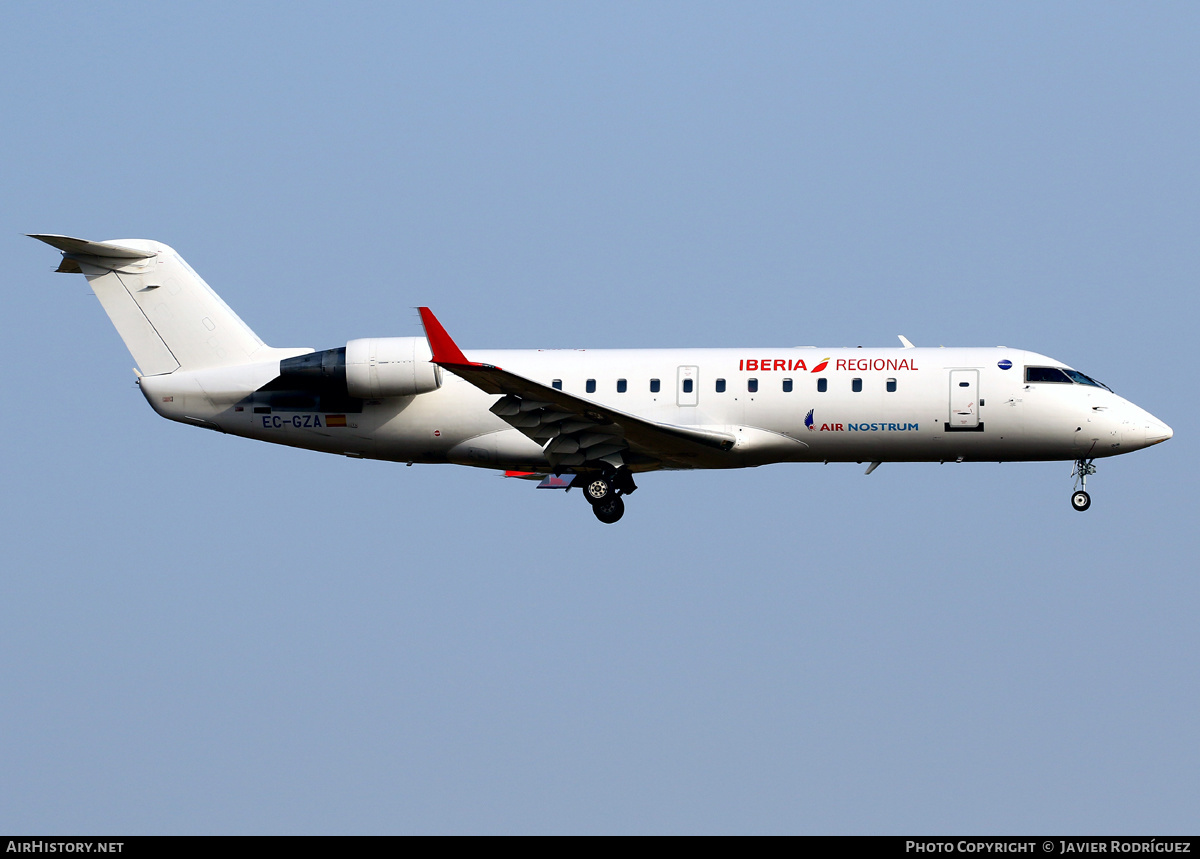 Aircraft Photo of EC-GZA | Bombardier CRJ-200ER (CL-600-2B19) | Iberia Regional | AirHistory.net #486295