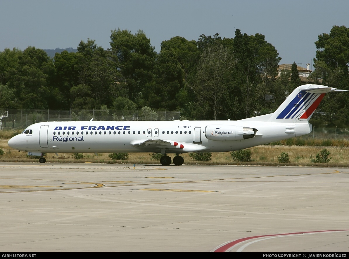 Aircraft Photo of F-GPXL | Fokker 100 (F28-0100) | Air France | AirHistory.net #486303