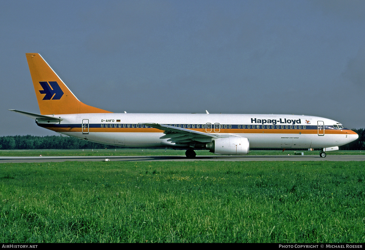 Aircraft Photo of D-AHFD | Boeing 737-8K5 | Hapag-Lloyd | AirHistory.net #486307