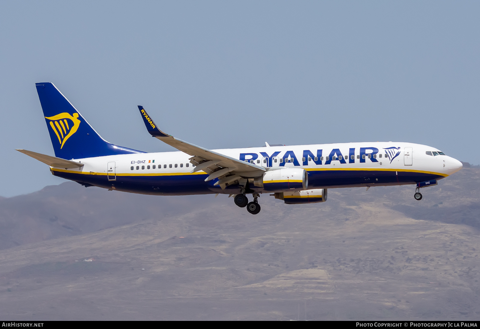 Aircraft Photo of EI-DHZ | Boeing 737-8AS | Ryanair | AirHistory.net #486318