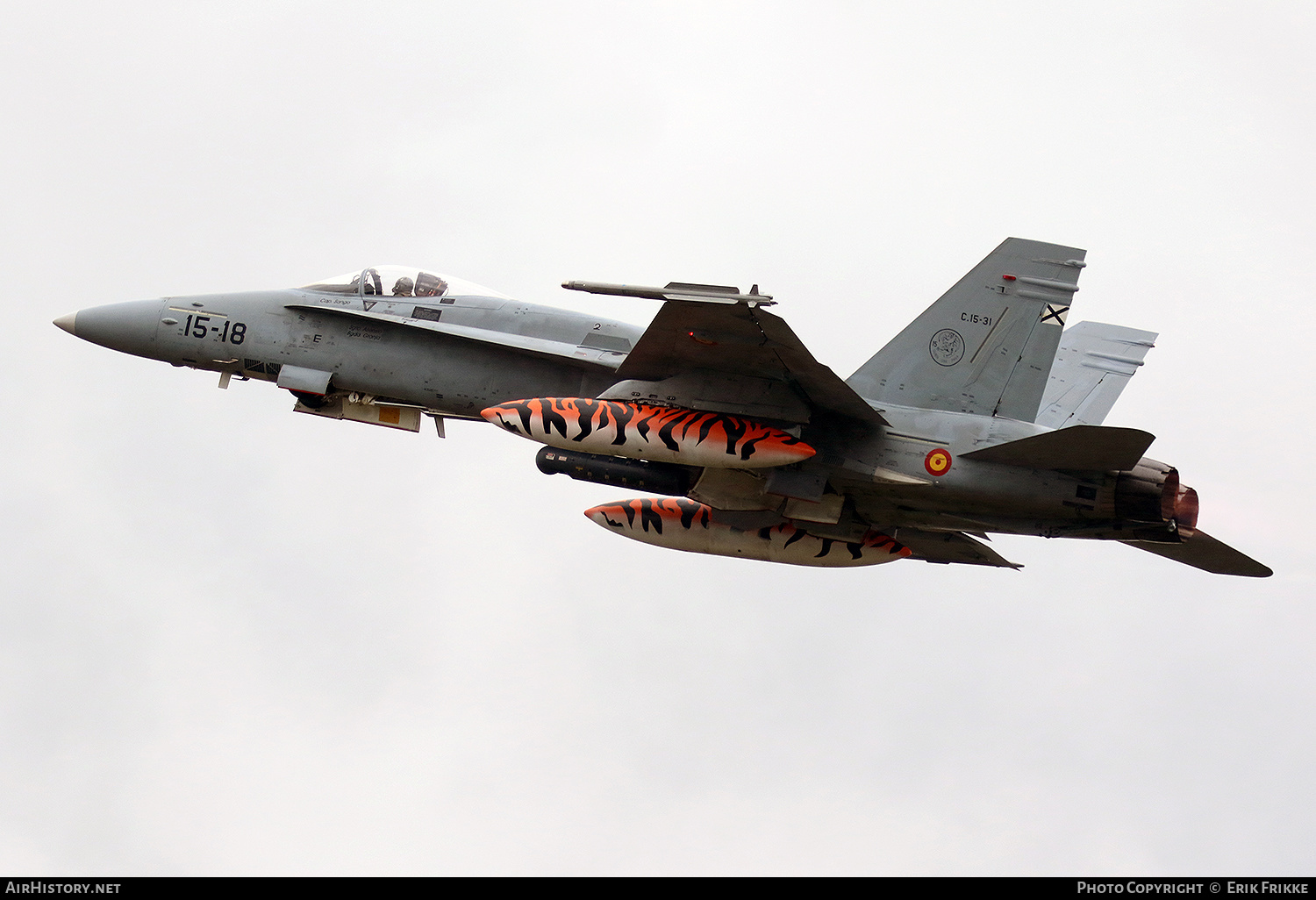 Aircraft Photo of C15-31 | McDonnell Douglas EF-18M Hornet | Spain - Air Force | AirHistory.net #486333