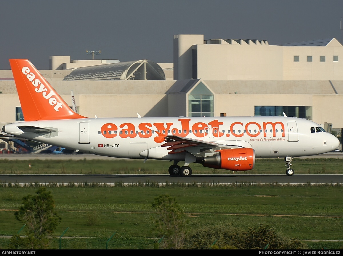 Aircraft Photo of HB-JZG | Airbus A319-111 | EasyJet | AirHistory.net #486352