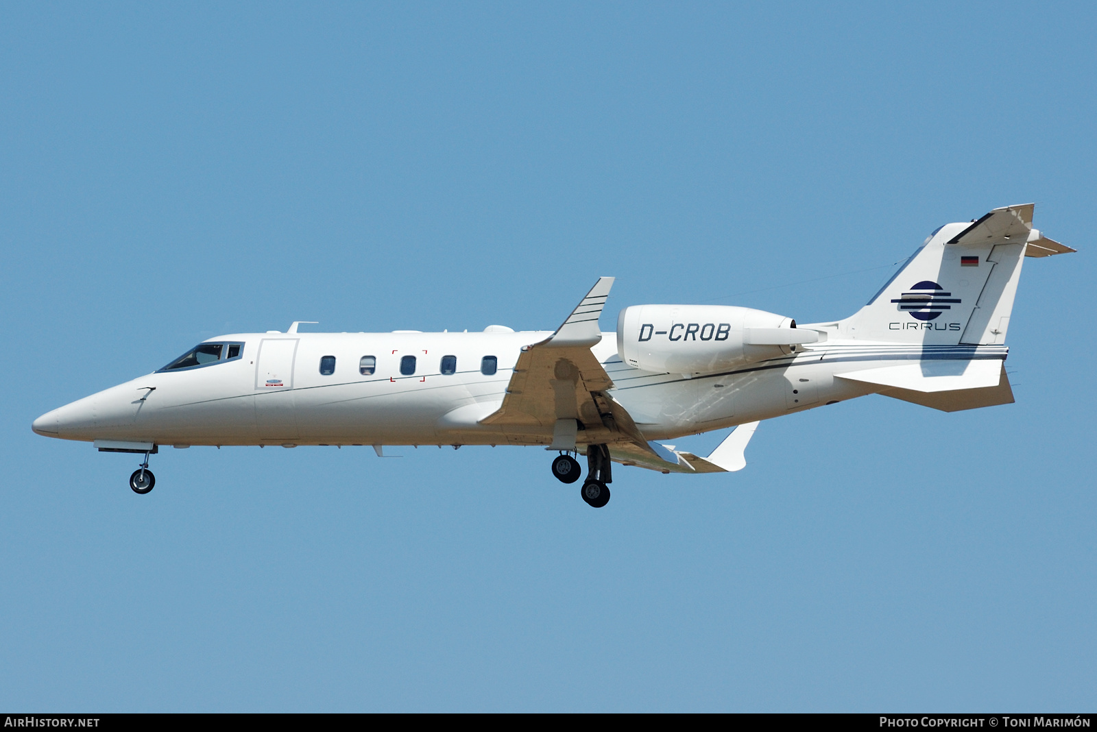 Aircraft Photo of D-CROB | Learjet 60 | Cirrus Airlines | AirHistory.net #486353