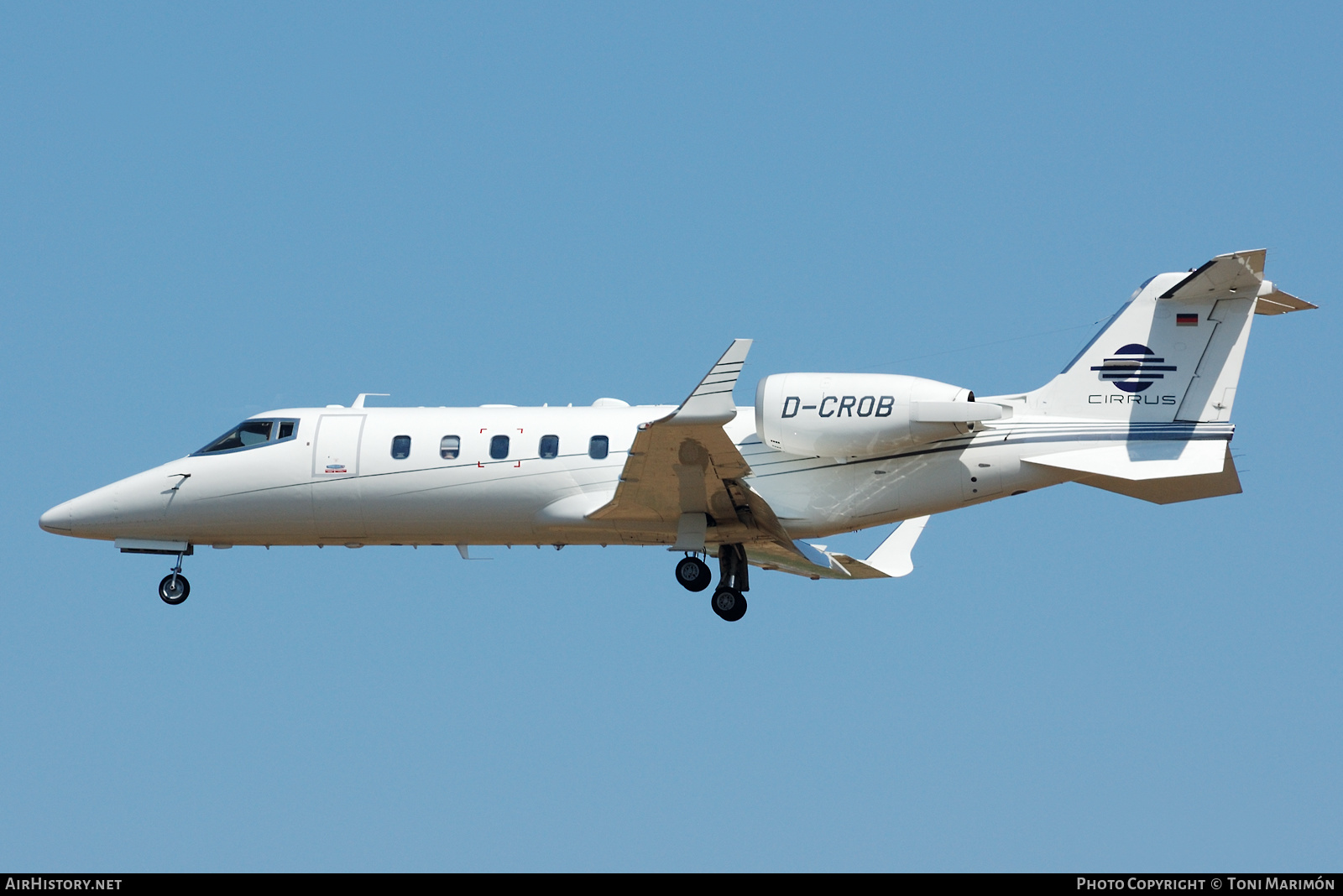 Aircraft Photo of D-CROB | Learjet 60 | Cirrus Airlines | AirHistory.net #486353