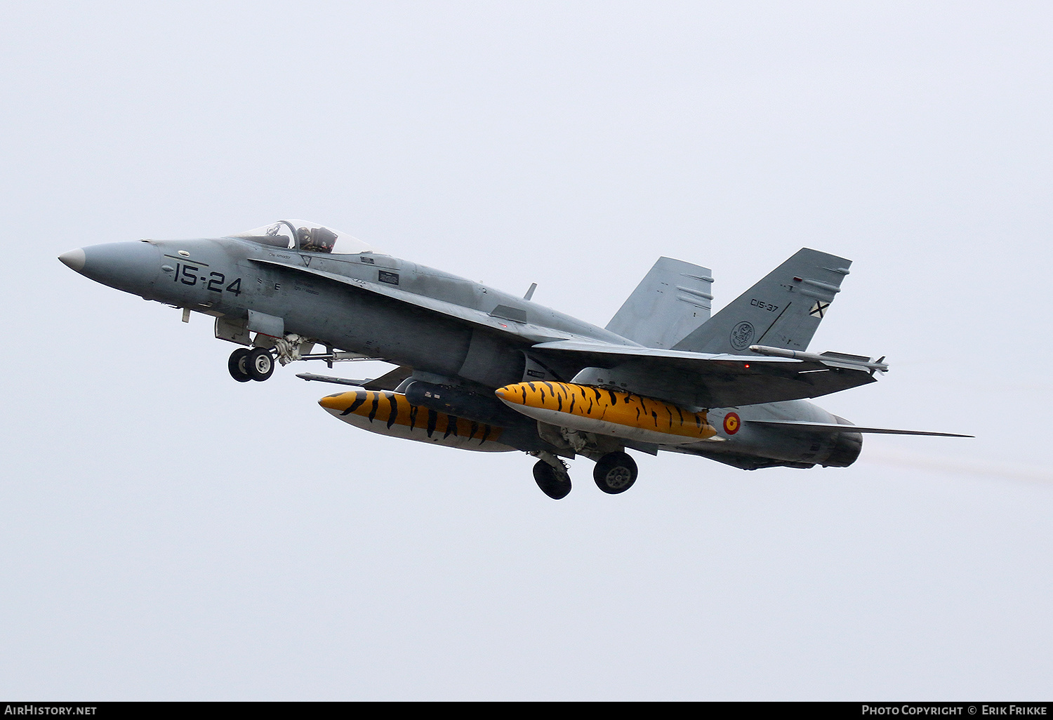 Aircraft Photo of C.15-37 | McDonnell Douglas EF-18M Hornet | Spain - Air Force | AirHistory.net #486360