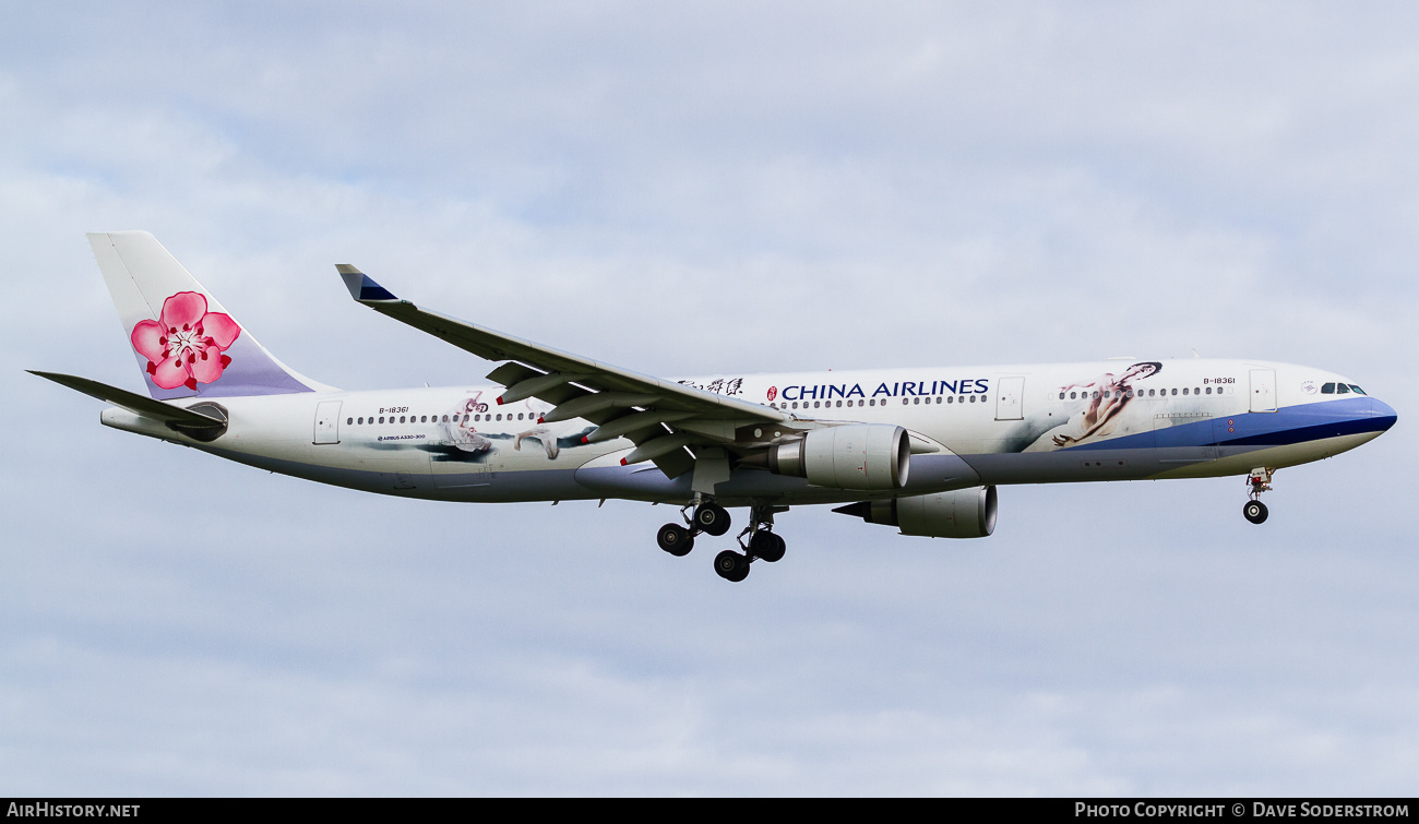 Aircraft Photo of B-18361 | Airbus A330-302 | China Airlines | AirHistory.net #486370