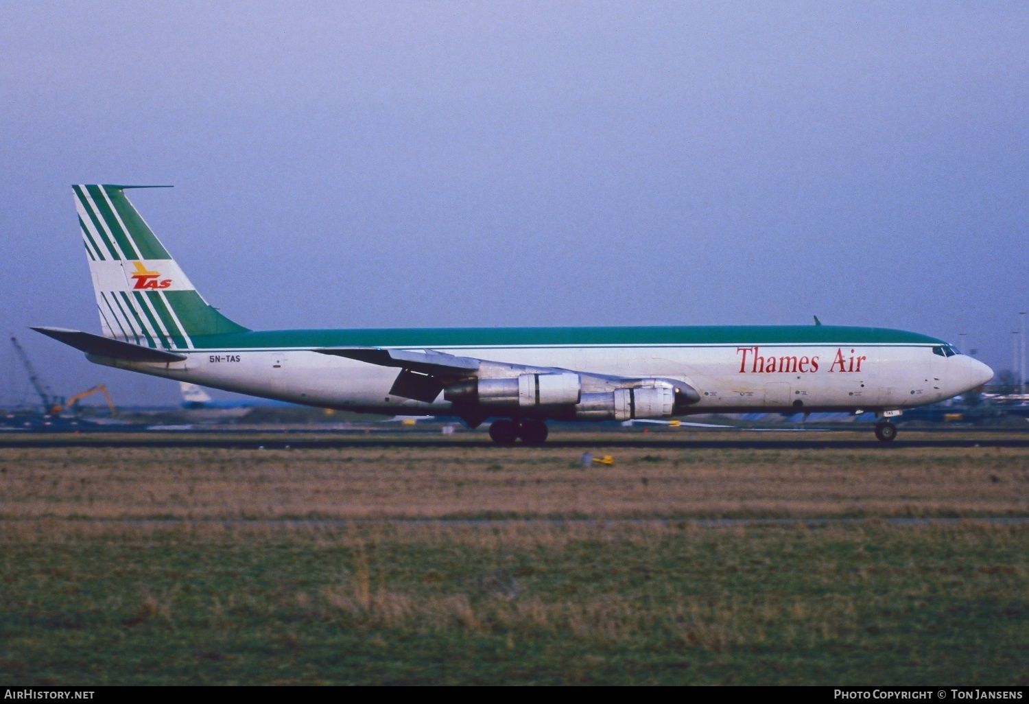 Aircraft Photo of 5N-TAS | Boeing 707-321C | Thames Air | AirHistory.net #486384