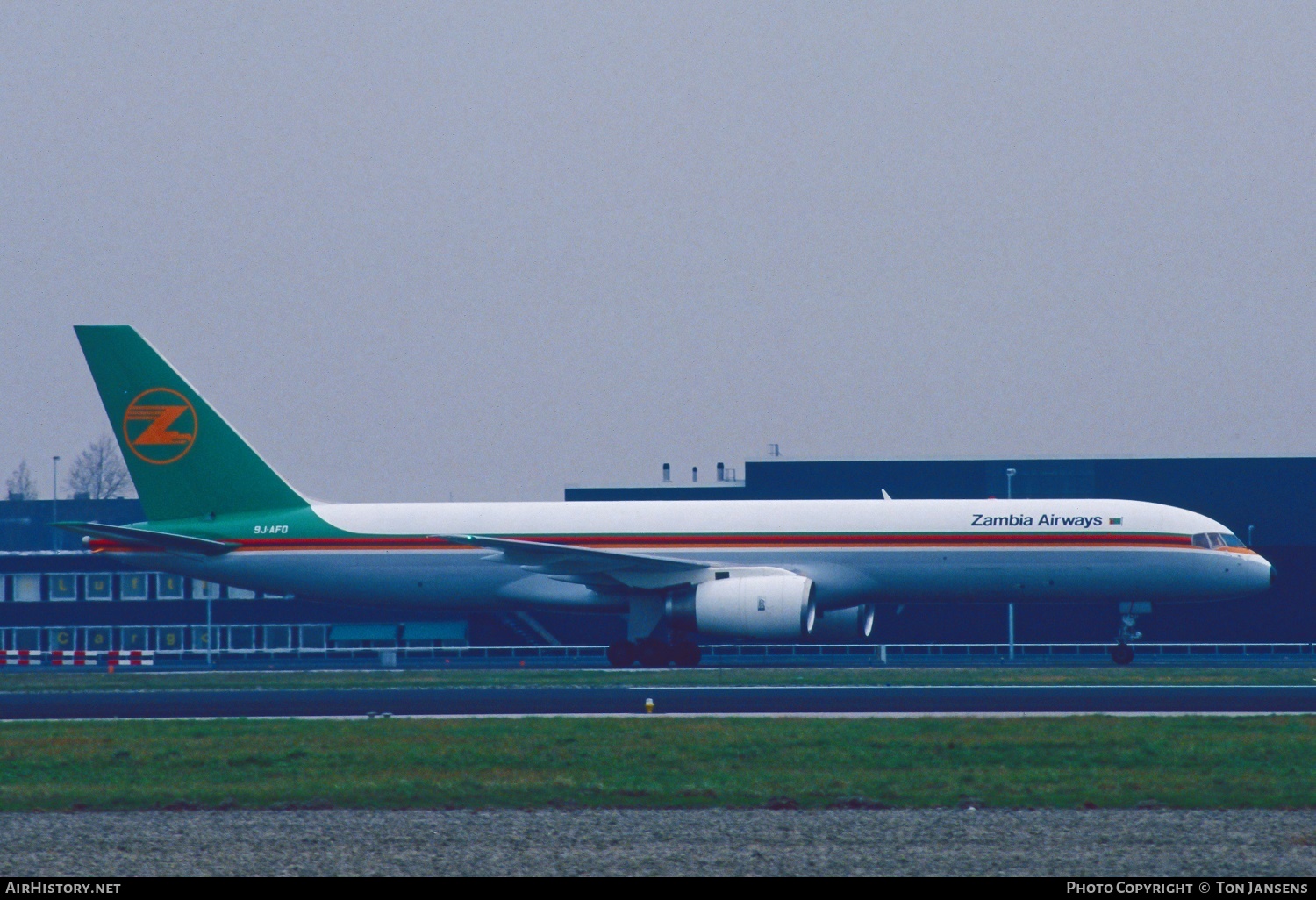 Aircraft Photo of 9J-AFO | Boeing 757-23APF | Zambia Airways | AirHistory.net #486402