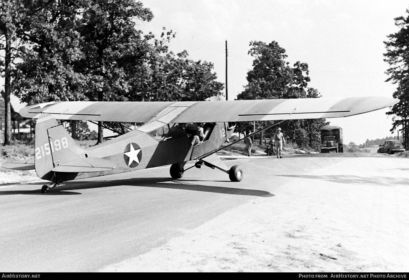 Aircraft Photo of 42-15198 / 215198 | Piper L-4A Grasshopper | USA - Army | AirHistory.net #486403