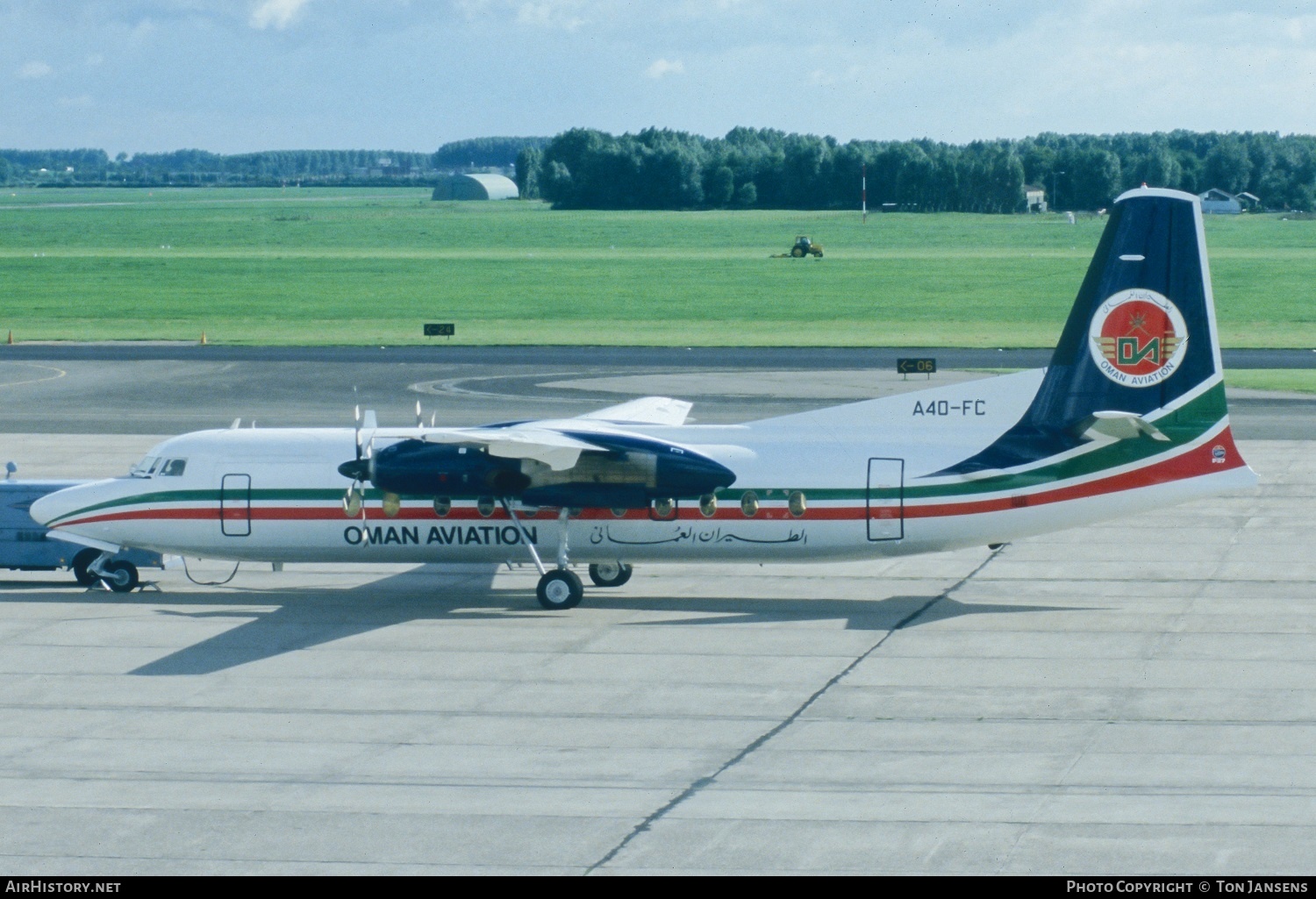 Aircraft Photo of A4O-FC | Fokker F27-500 Friendship | Oman Aviation Services | AirHistory.net #486411