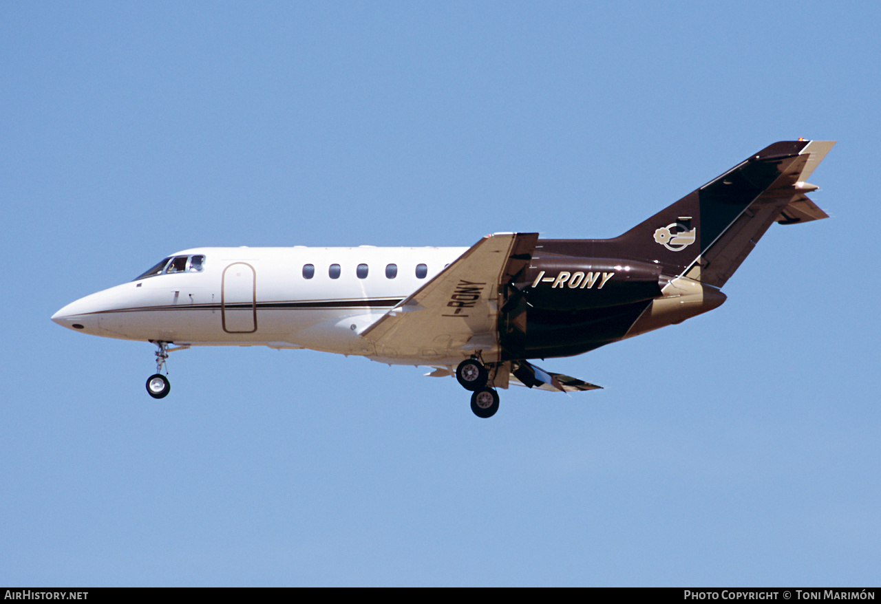 Aircraft Photo of I-RONY | Raytheon Hawker 800XP | AirHistory.net #486414