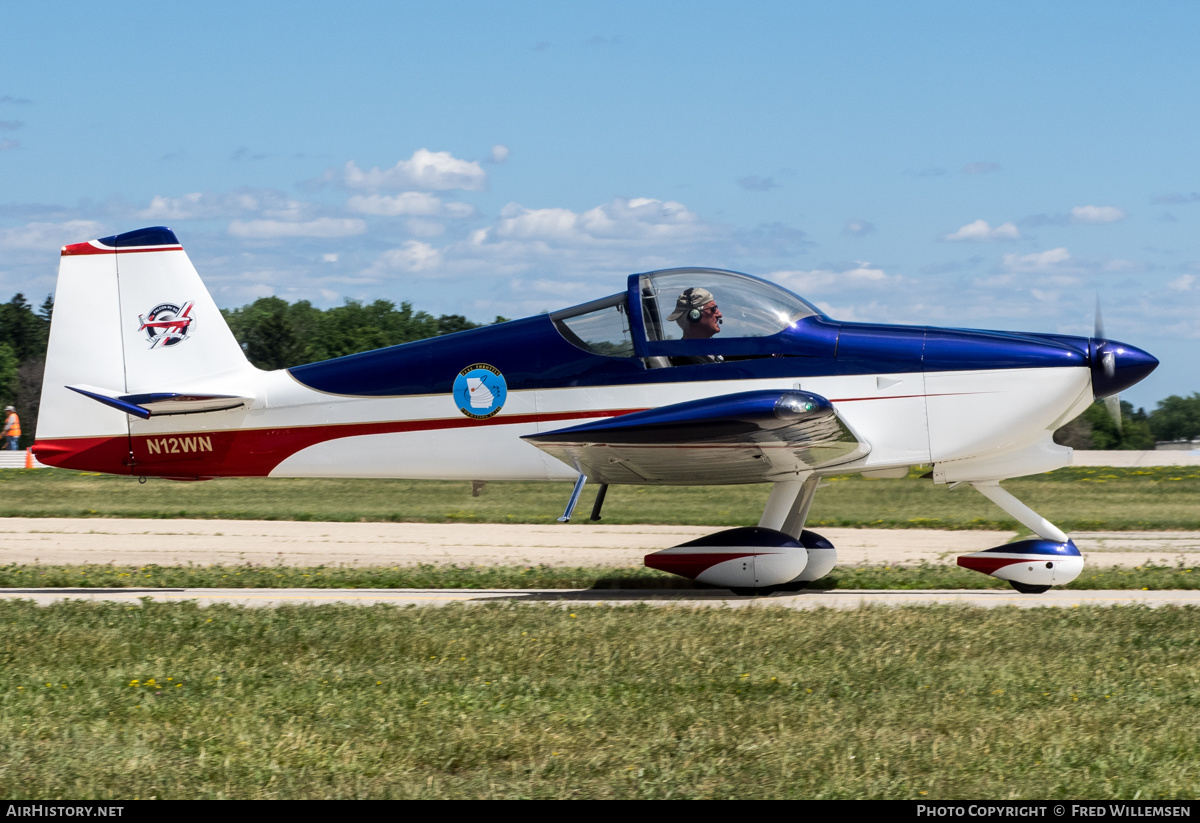 Aircraft Photo of N12WN | Van's RV-6A | AirHistory.net #486452