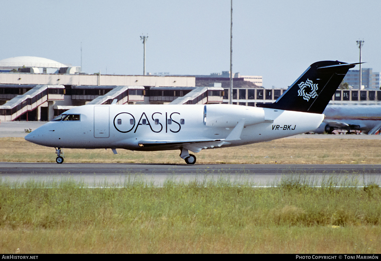Aircraft Photo of VR-BKJ | Canadair Challenger 600S (CL-600-1A11) | Oasis International Airlines | AirHistory.net #486461