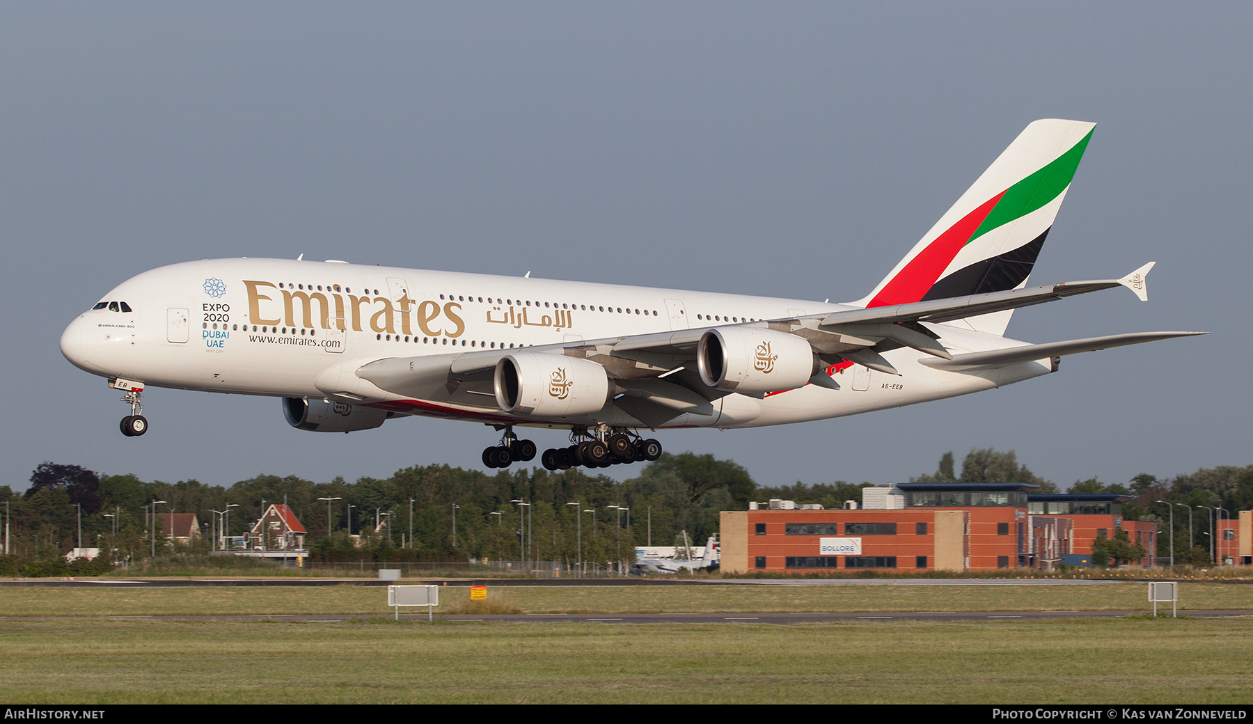 Aircraft Photo of A6-EEB | Airbus A380-861 | Emirates | AirHistory.net #486519