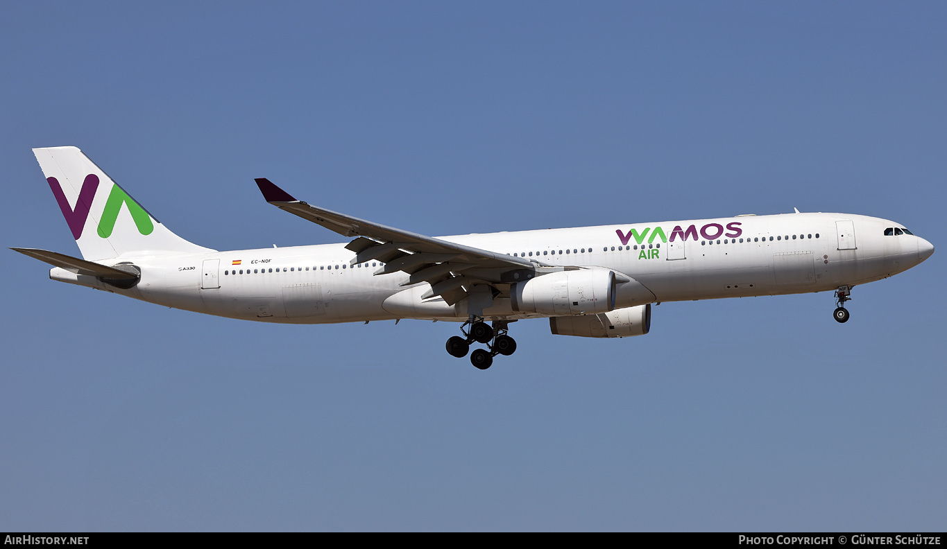 Aircraft Photo of EC-NOF | Airbus A330-343E | Wamos Air | AirHistory.net #486528