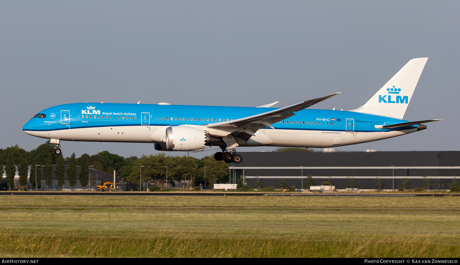 Aircraft Photo of PH-BHG | Boeing 787-9 Dreamliner | KLM - Royal Dutch Airlines | AirHistory.net #486534