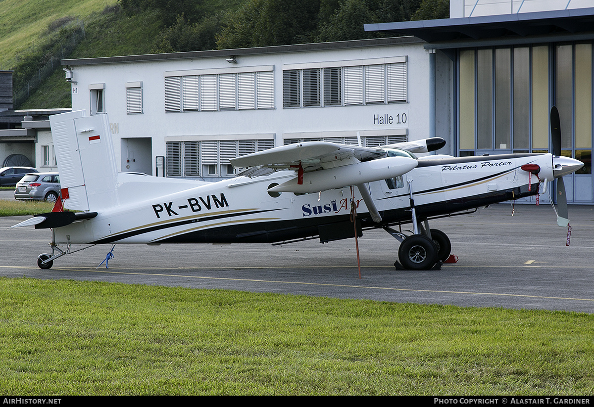Aircraft Photo of PK-BVM | Pilatus PC-6/B2-H4 Turbo Porter | Susi Air | AirHistory.net #486535