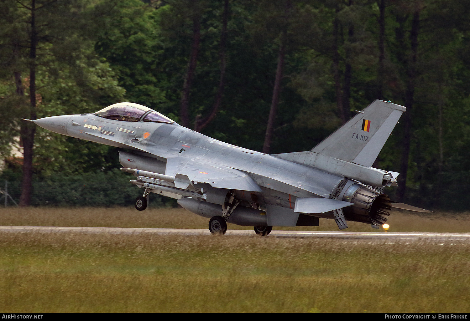 Aircraft Photo of FA107 | General Dynamics F-16AM Fighting Falcon | Belgium - Air Force | AirHistory.net #486558