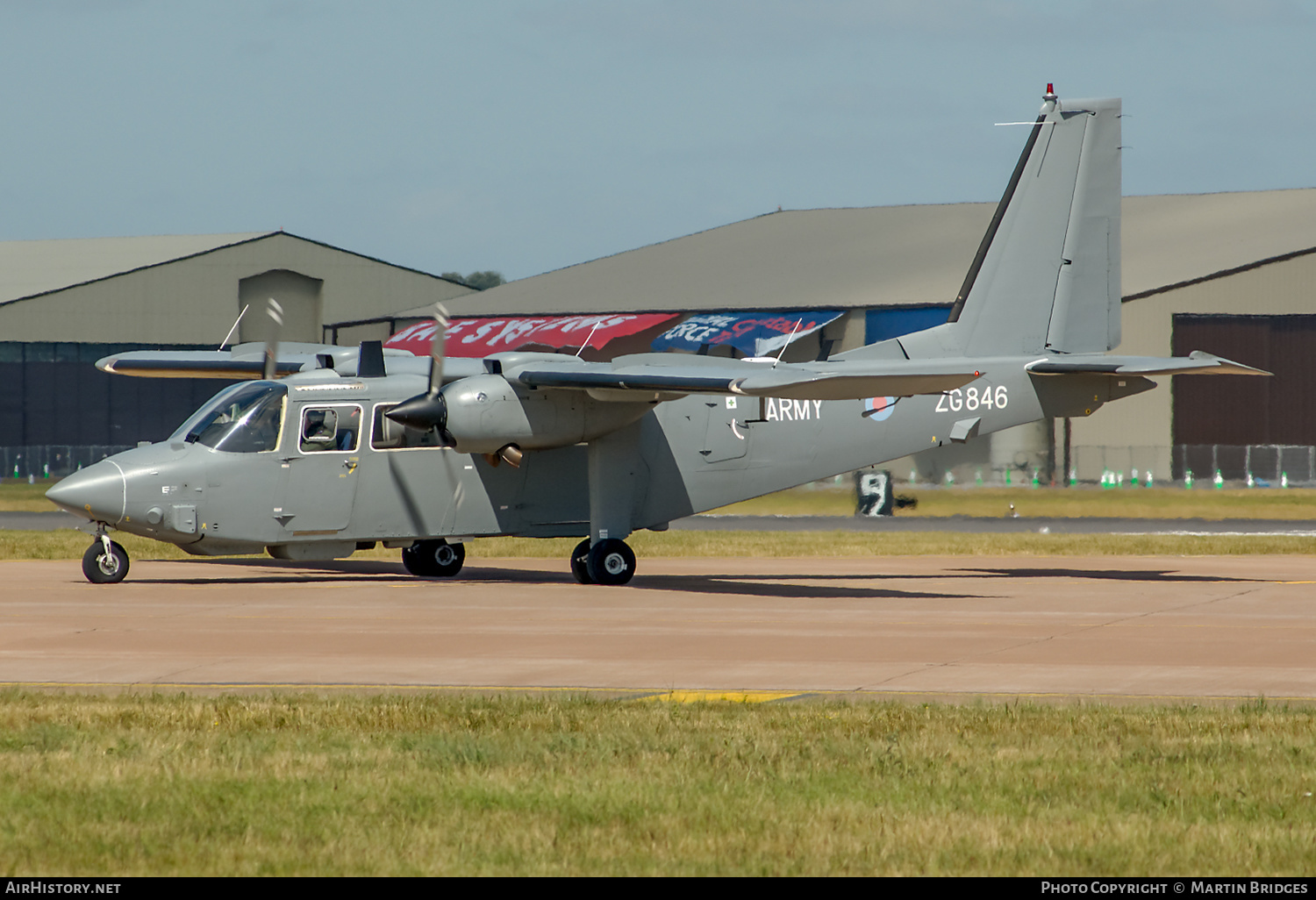 Aircraft Photo of ZG846 | Pilatus Britten-Norman BN-2T Islander AL1 | UK - Army | AirHistory.net #486566