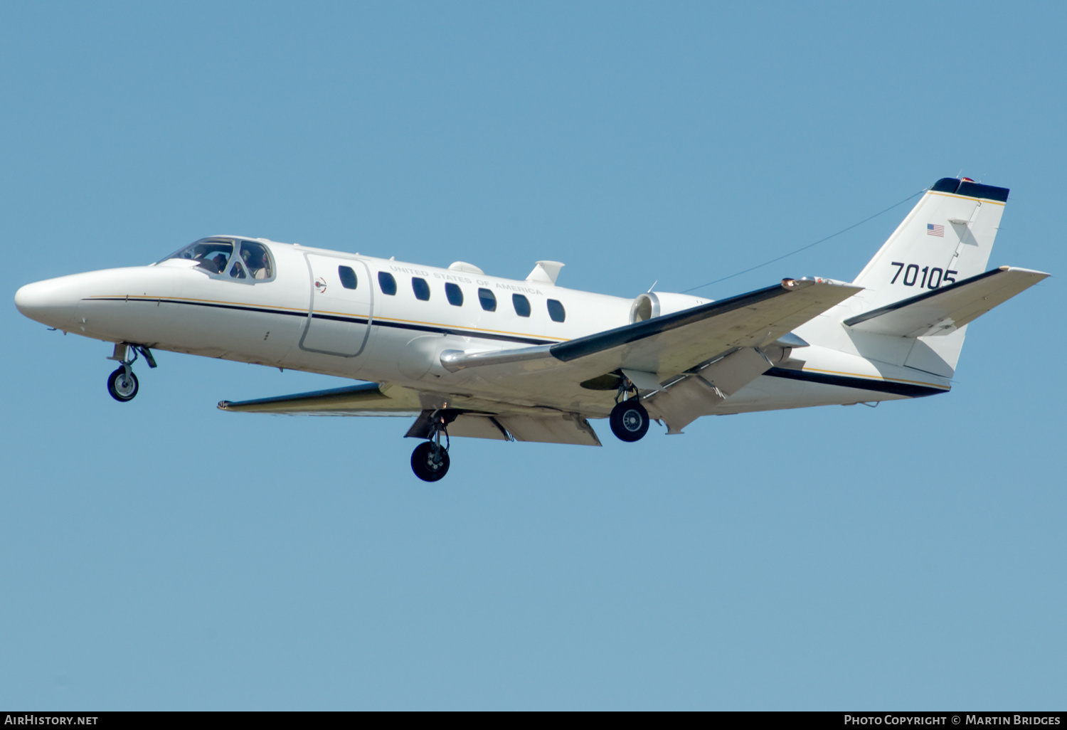Aircraft Photo of 97-0105 / 70105 | Cessna UC-35A Citation Ultra (560) | USA - Army | AirHistory.net #486575