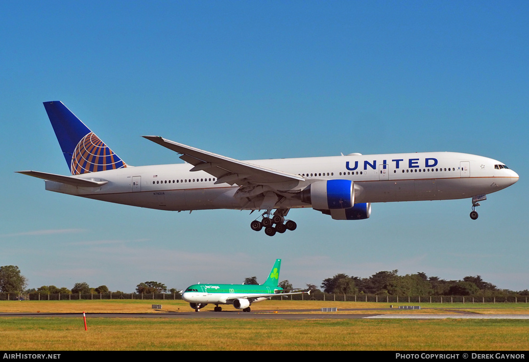 Aircraft Photo of N782UA | Boeing 777-222/ER | United Airlines | AirHistory.net #486582