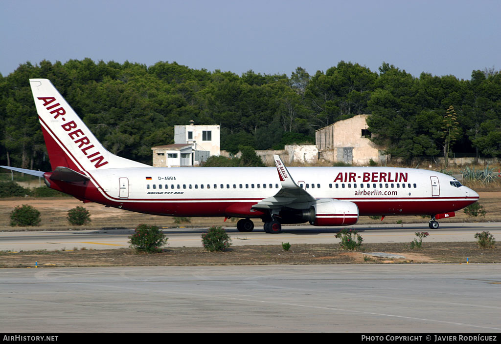 Aircraft Photo of D-ABBA | Boeing 737-86J | Air Berlin | AirHistory.net #486586