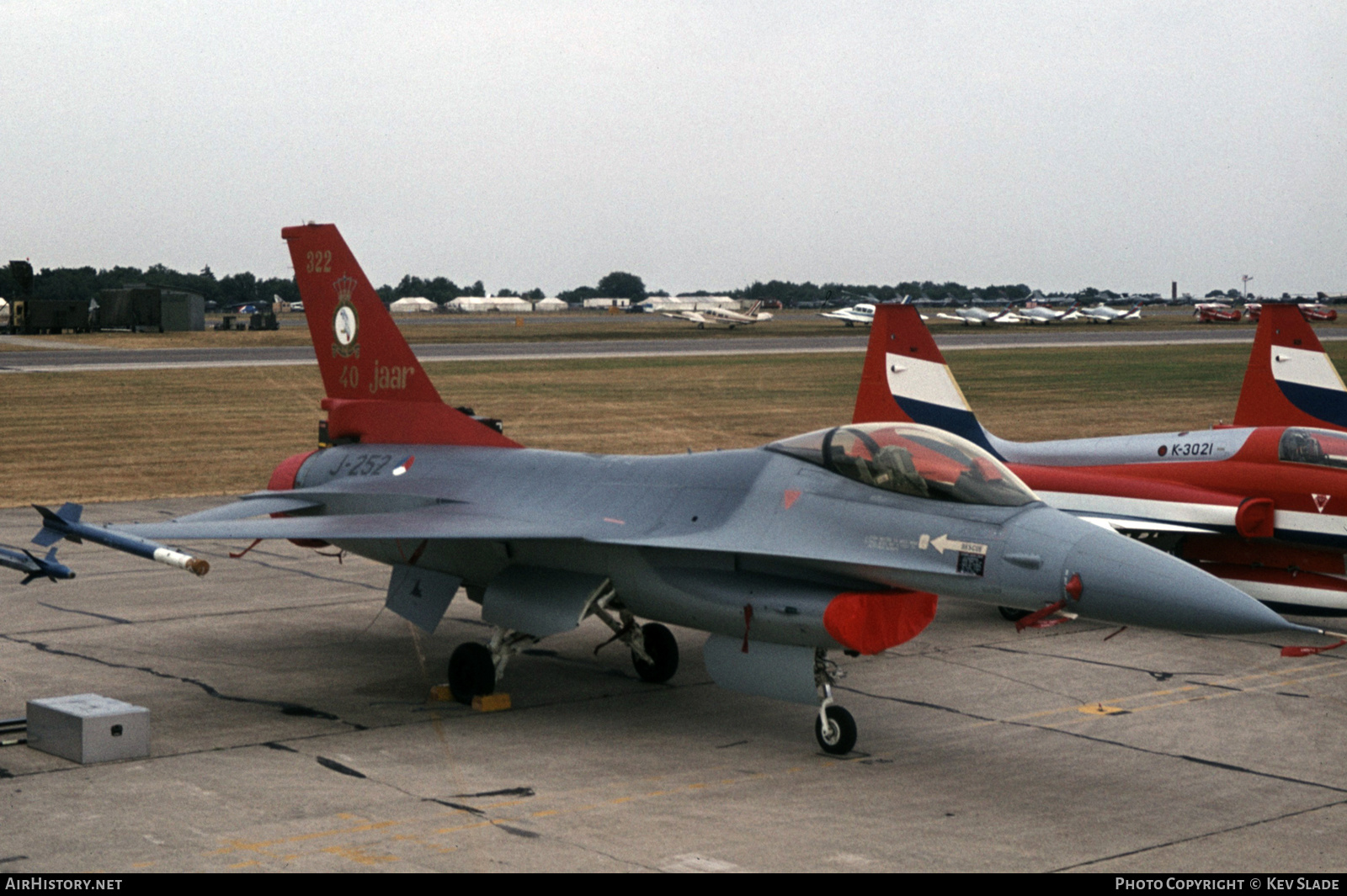 Aircraft Photo of J-252 | General Dynamics F-16A Fighting Falcon | Netherlands - Air Force | AirHistory.net #486588