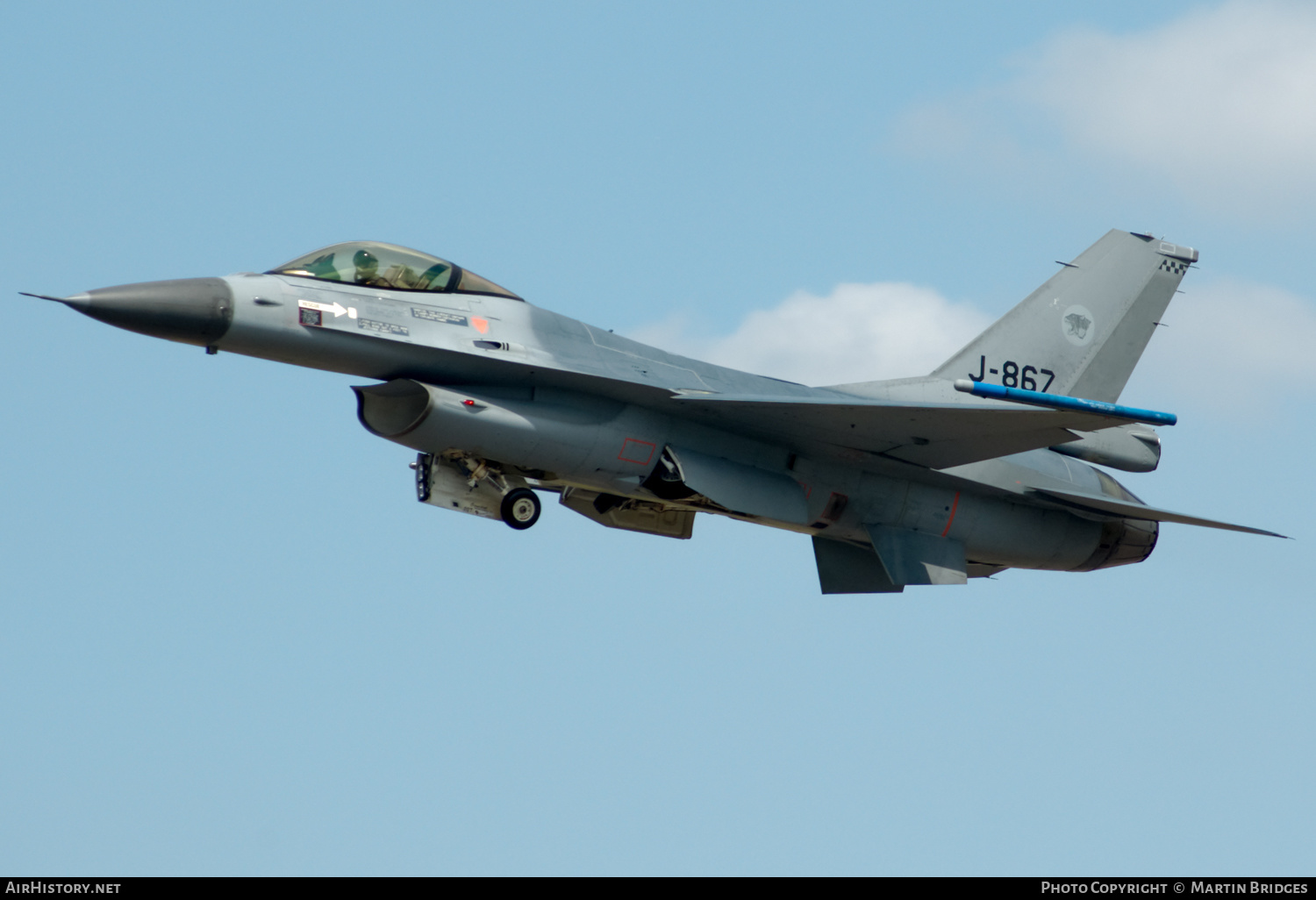 Aircraft Photo of J-867 | General Dynamics F-16AM Fighting Falcon | Netherlands - Air Force | AirHistory.net #486601