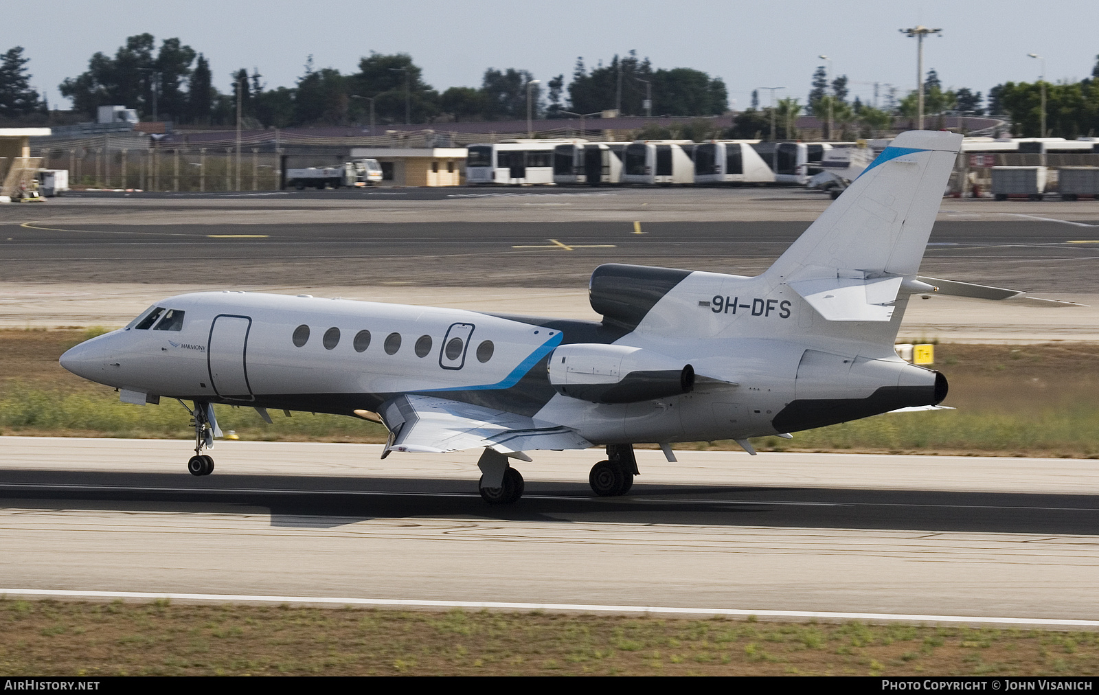 Aircraft Photo of 9H-DFS | Dassault Falcon 50 | Harmony Jets | AirHistory.net #486613