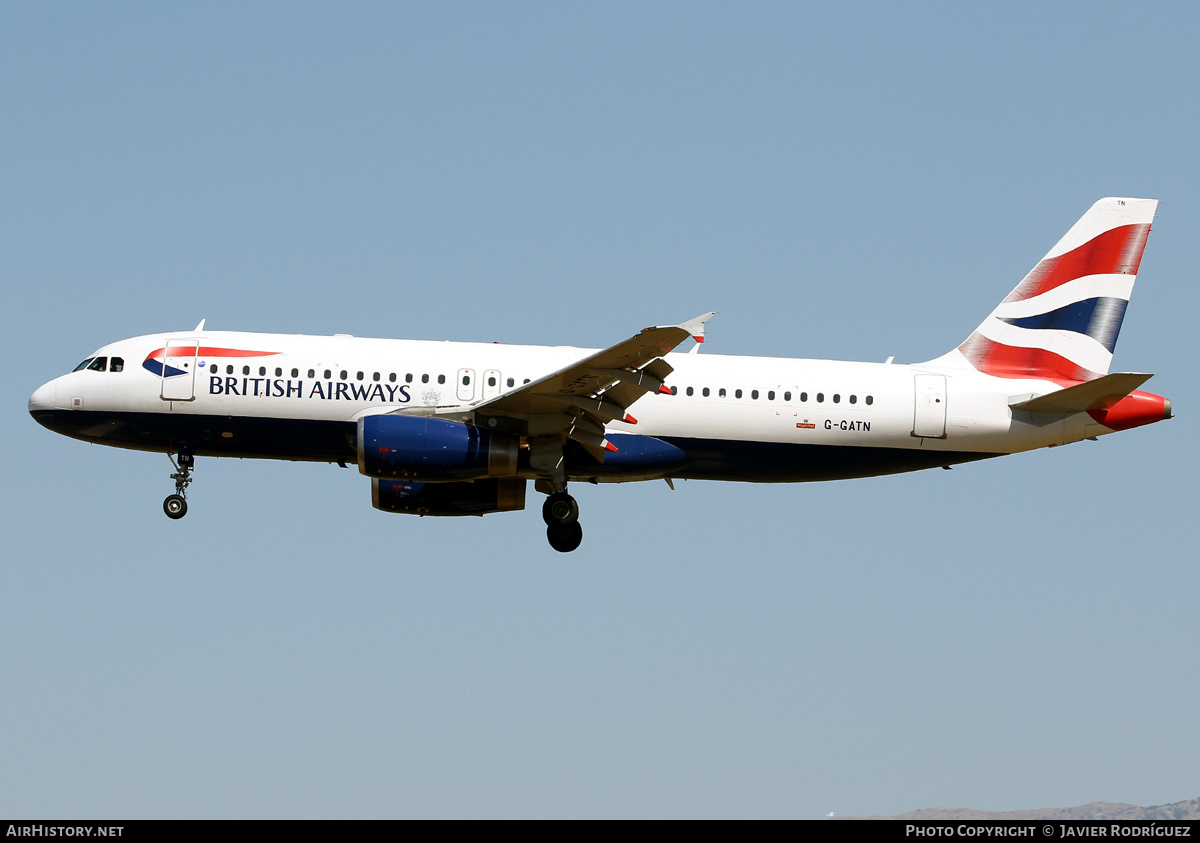 Aircraft Photo of G-GATN | Airbus A320-232 | British Airways | AirHistory.net #486631