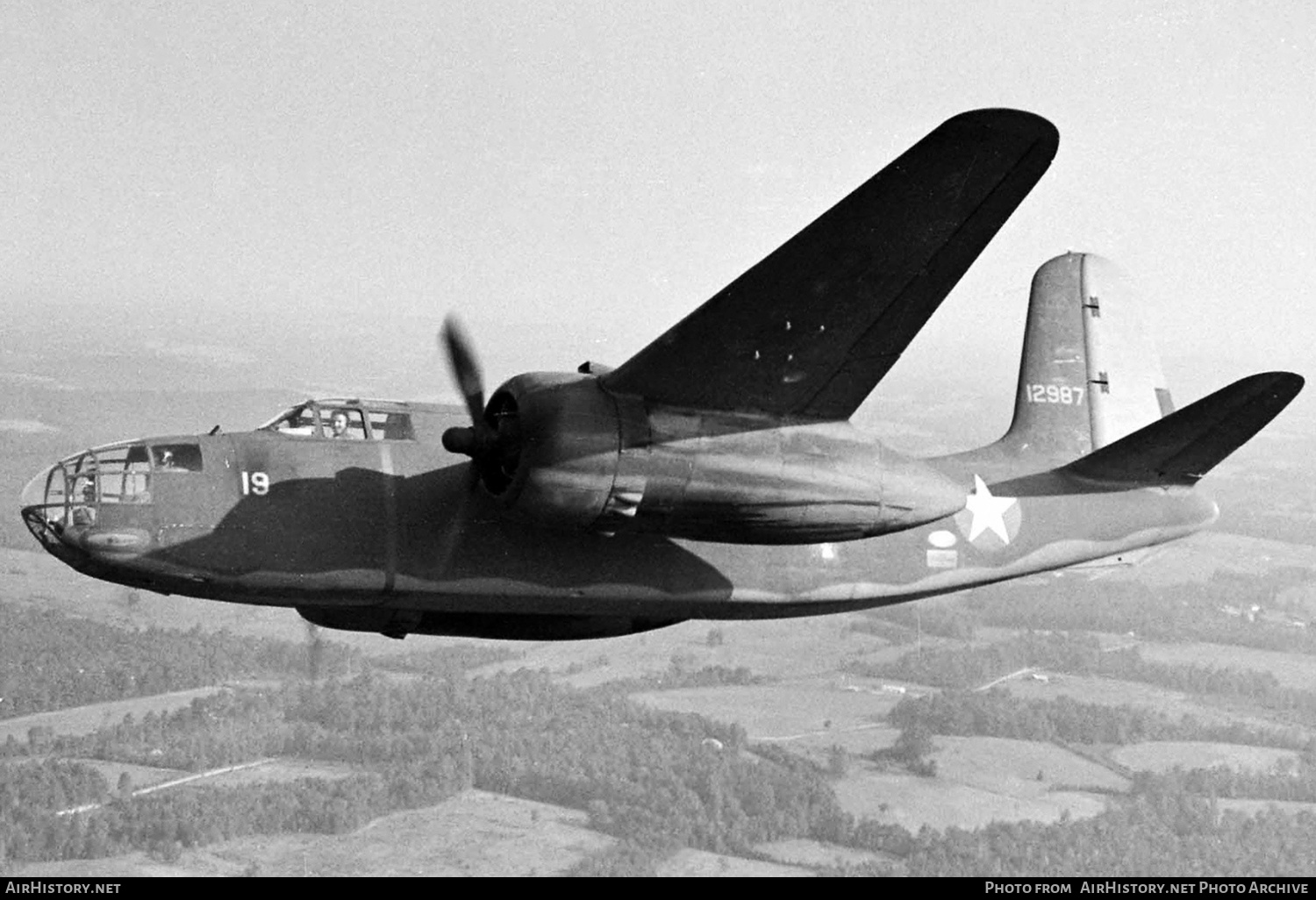 Aircraft Photo of 41-2987 / 12987 | Douglas A-20B Havoc | USA - Air Force | AirHistory.net #486637